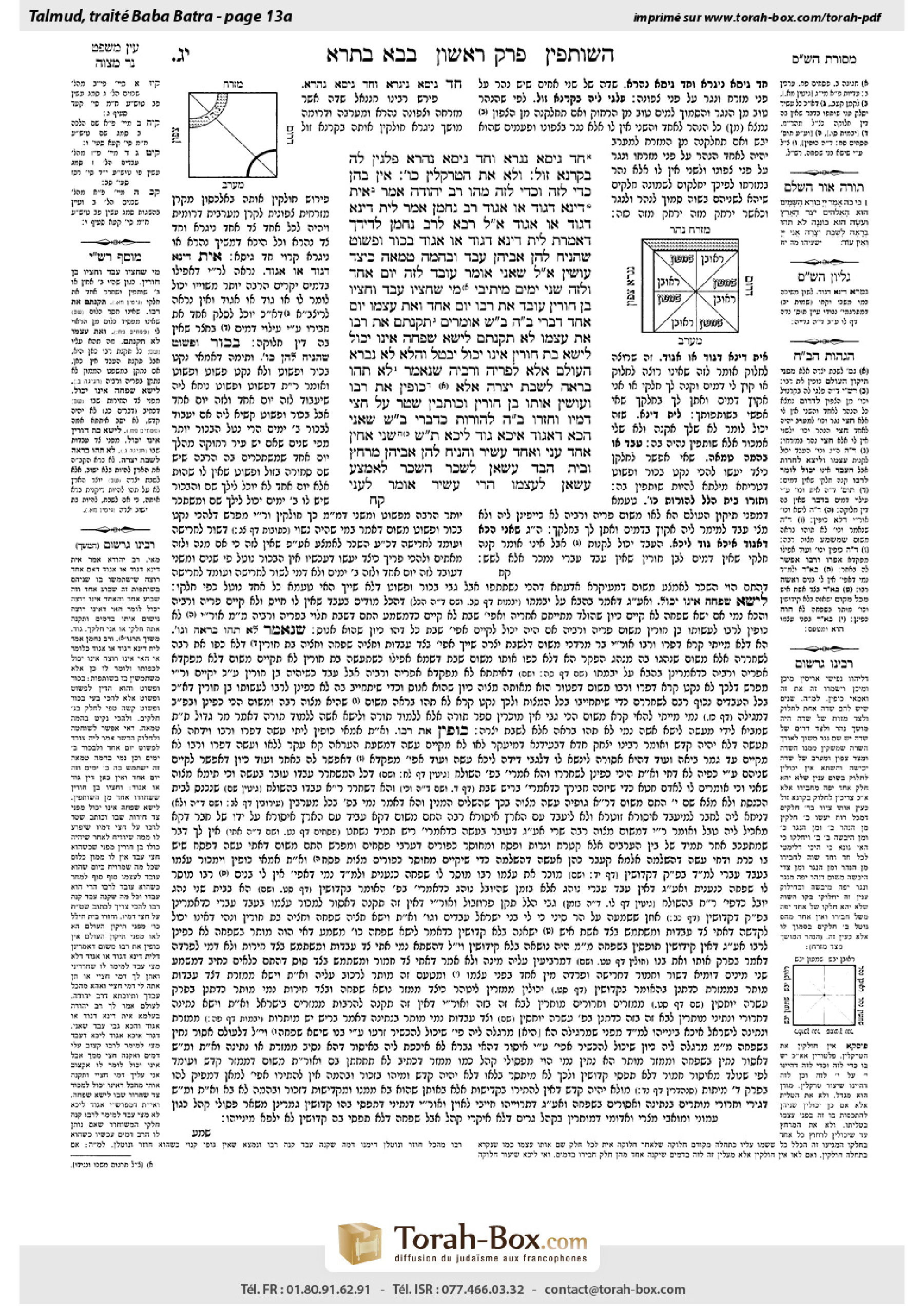 Torah-Box scan of Bava Batra 13a