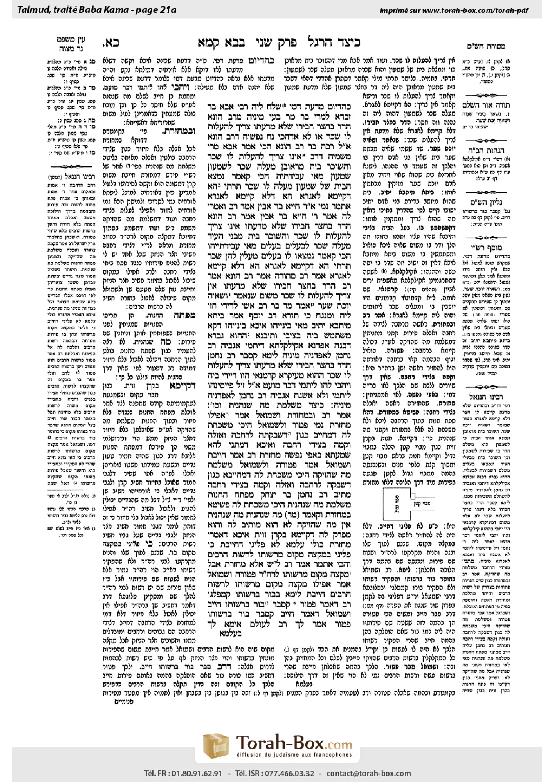 Torah-Box scan of Bava Kamma 21a
