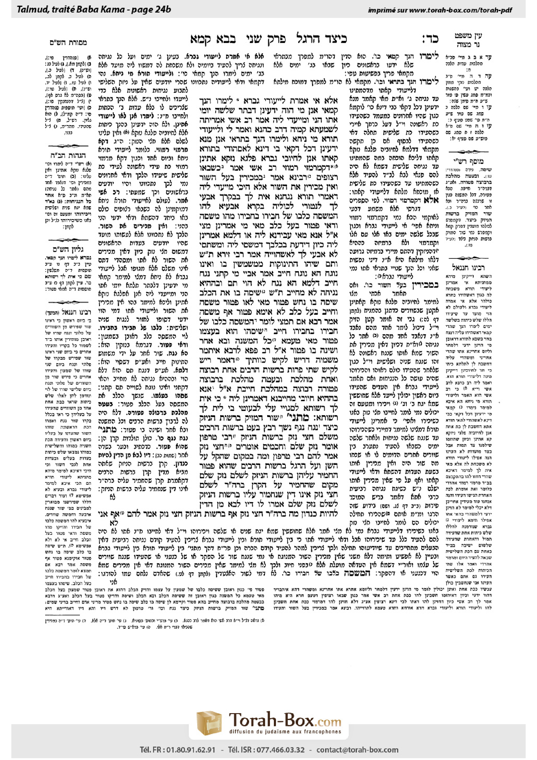 Torah-Box scan of Bava Kamma 24b