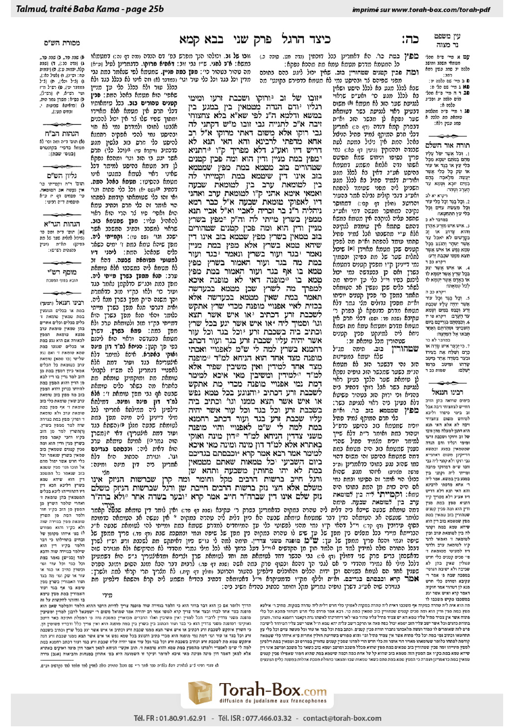 Torah-Box scan of Bava Kamma 25b