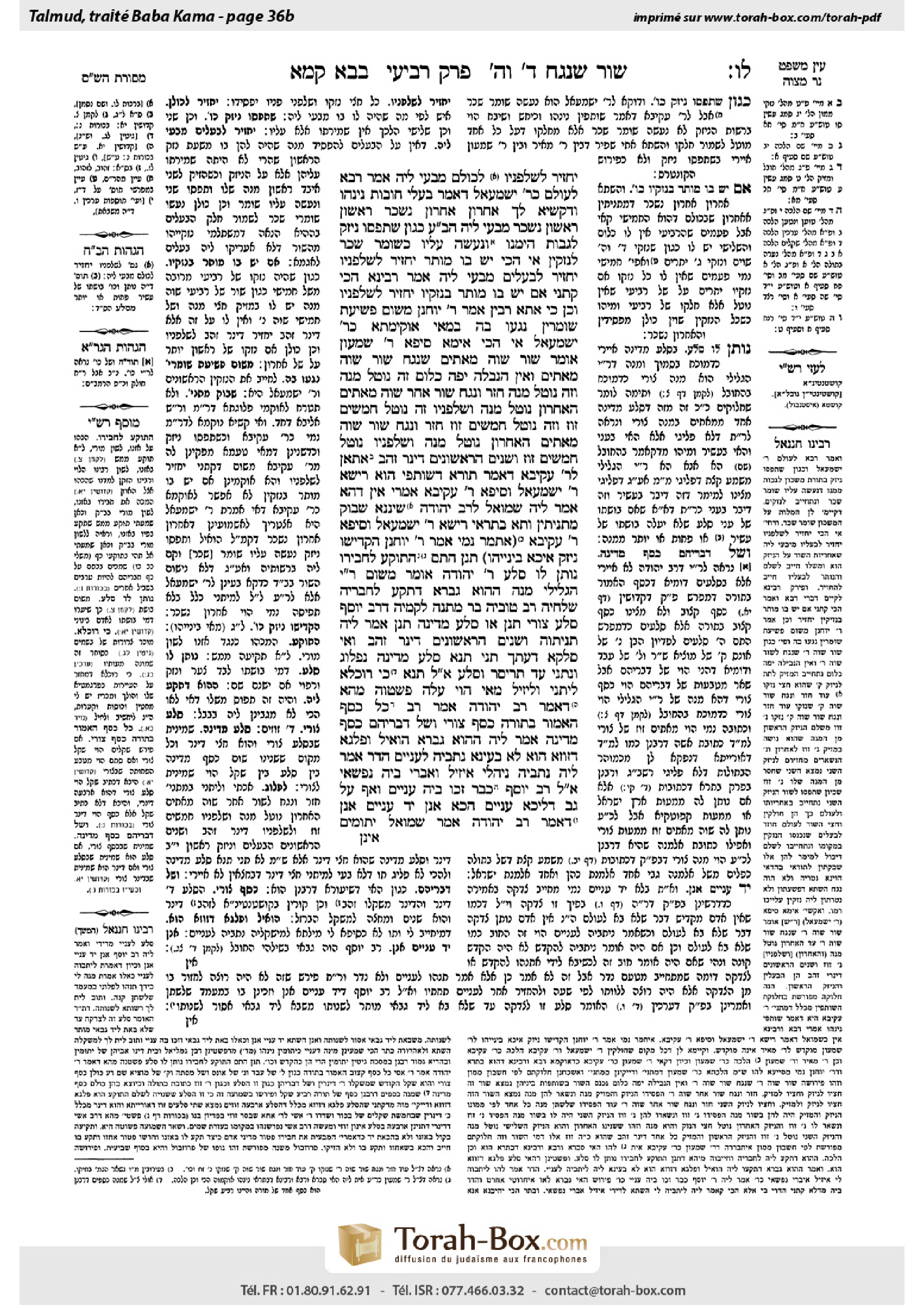 Torah-Box scan of Bava Kamma 36b