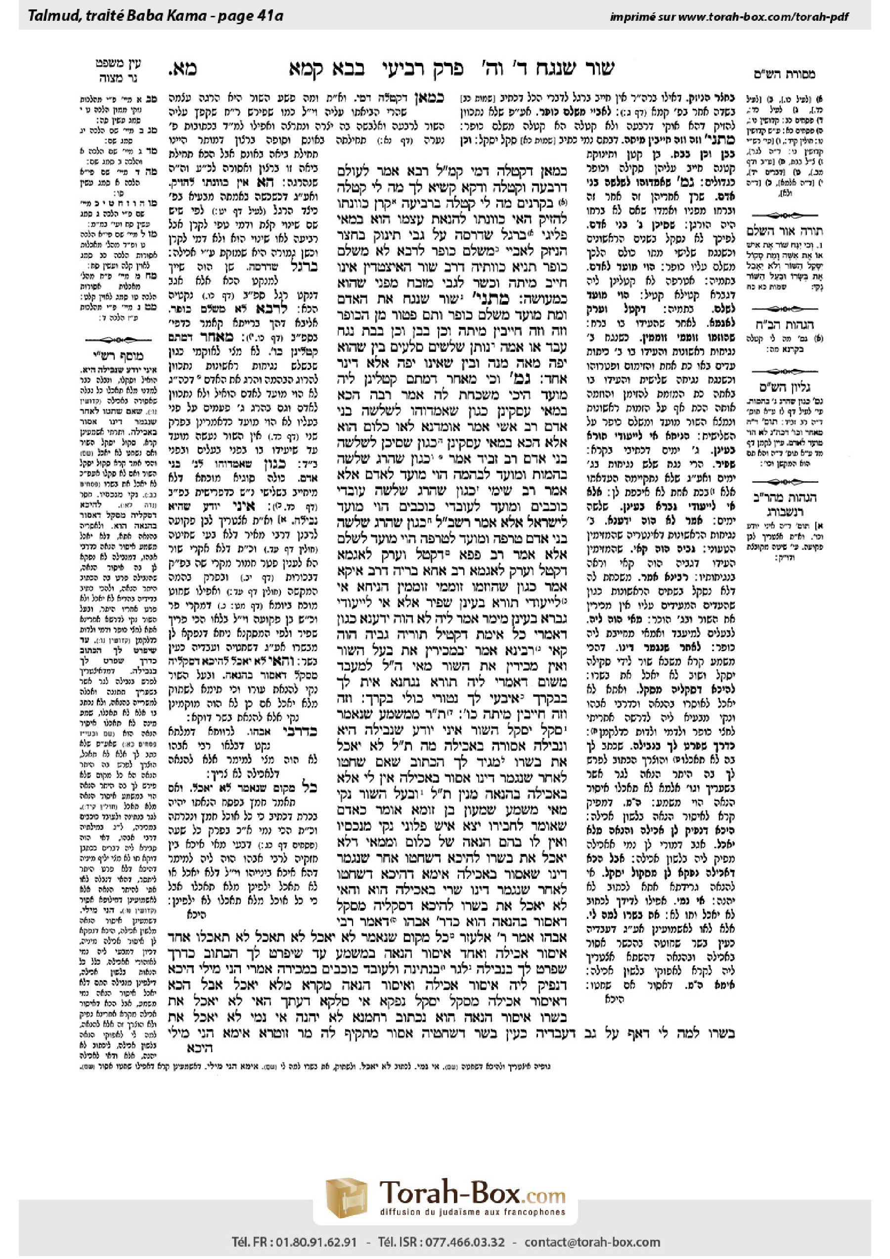 Torah-Box scan of Bava Kamma 41a