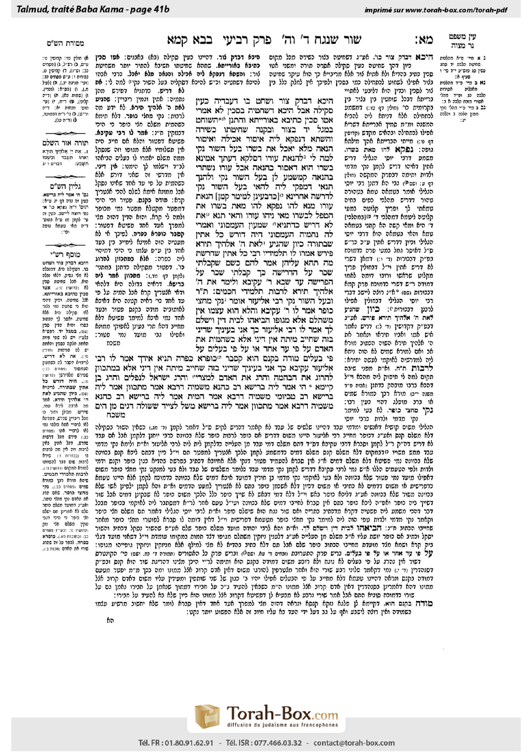 Torah-Box scan of Bava Kamma 41b