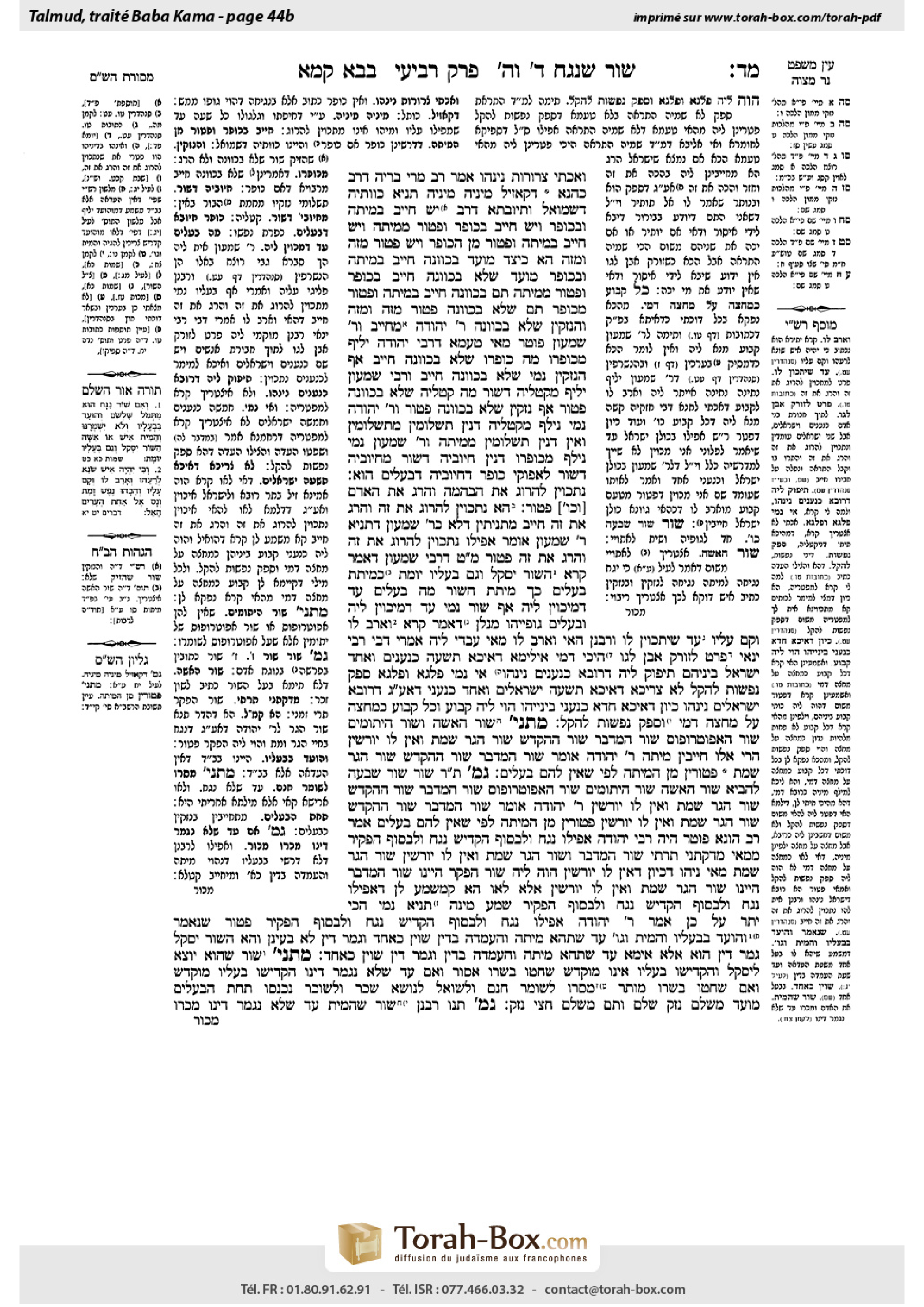 Torah-Box scan of Bava Kamma 44b