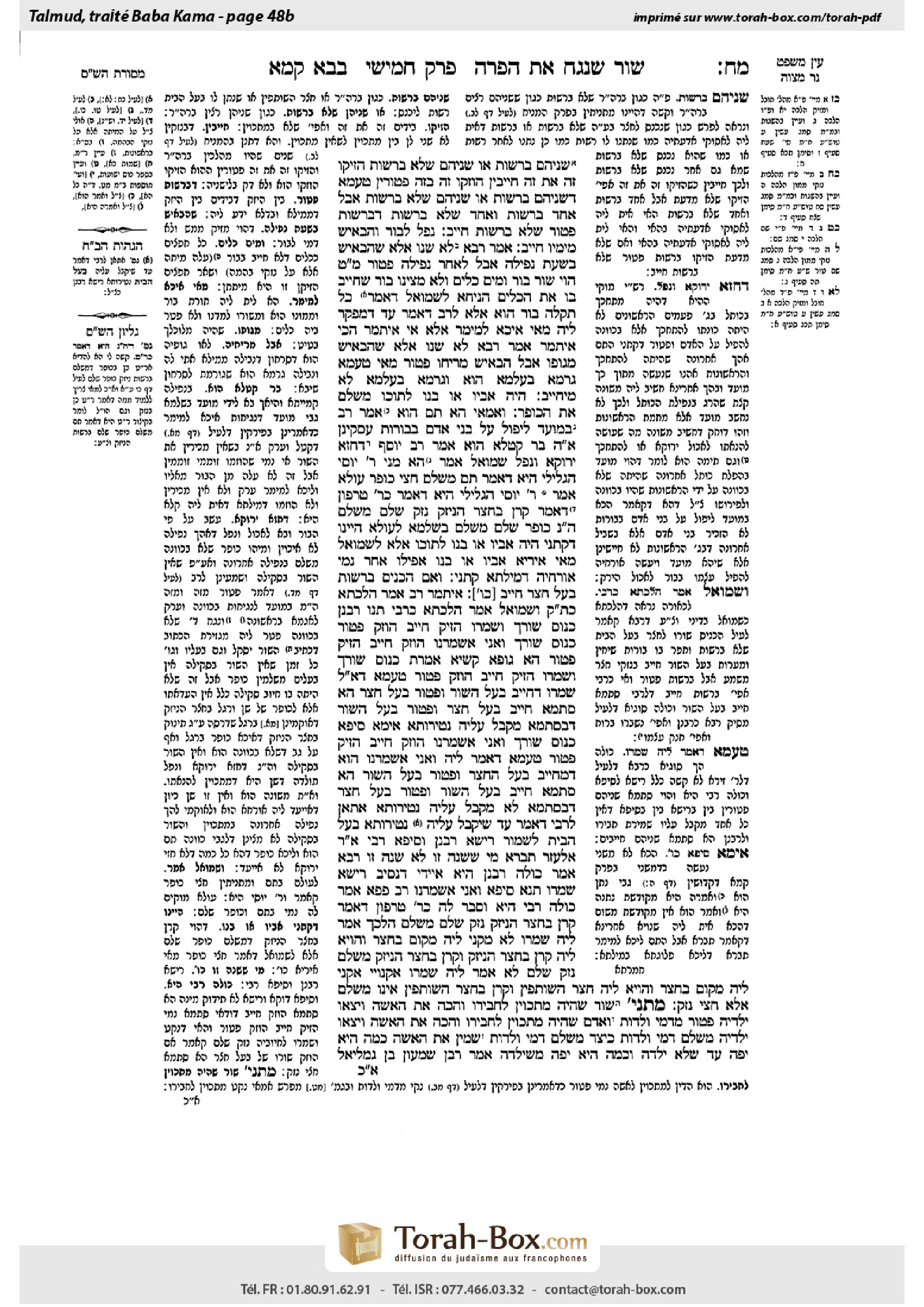 Torah-Box scan of Bava Kamma 48b