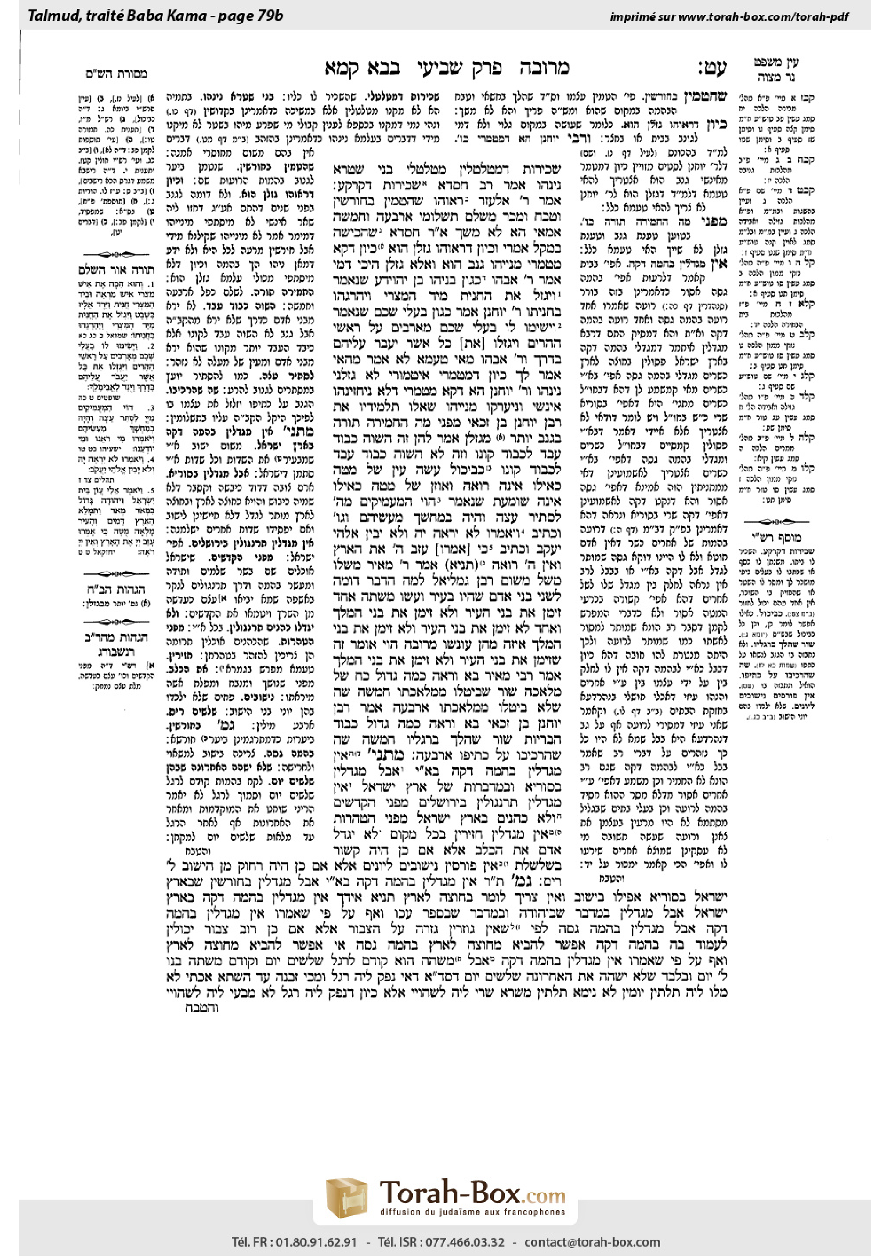 Torah-Box scan of Bava Kamma 79b