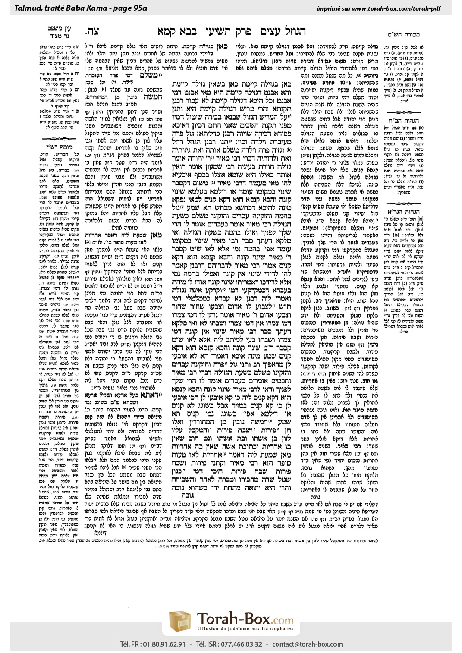 Torah-Box scan of Bava Kamma 95a