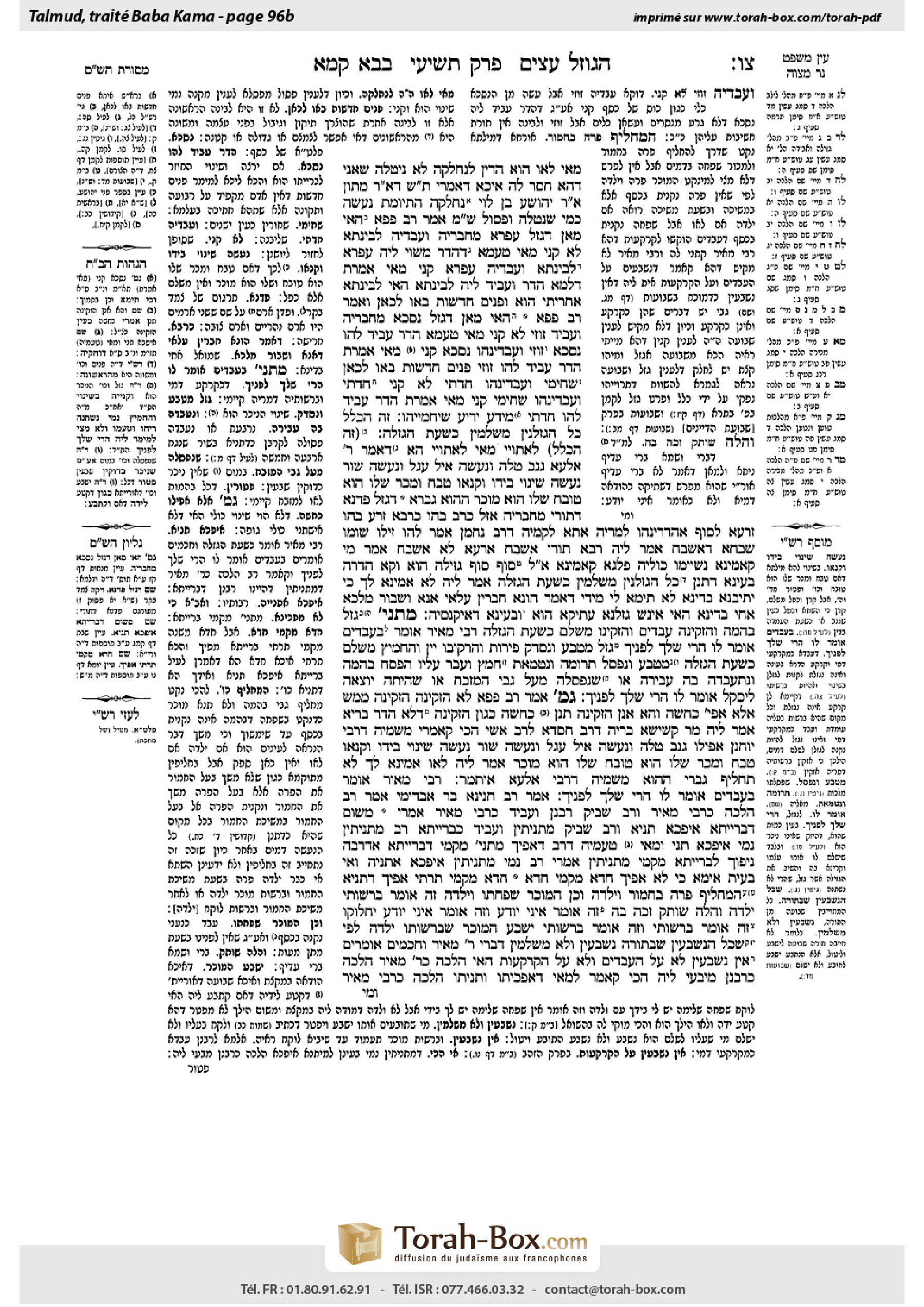 Torah-Box scan of Bava Kamma 96b