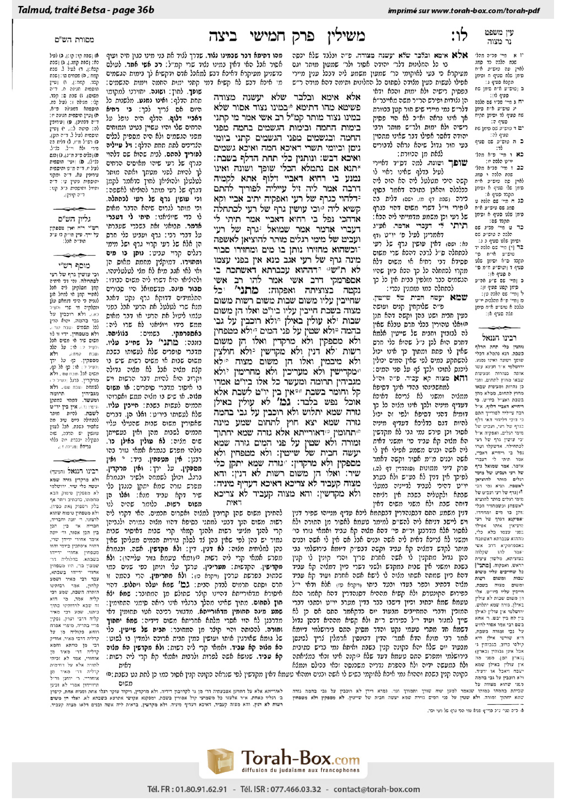 Torah-Box scan of Beitzah 36b