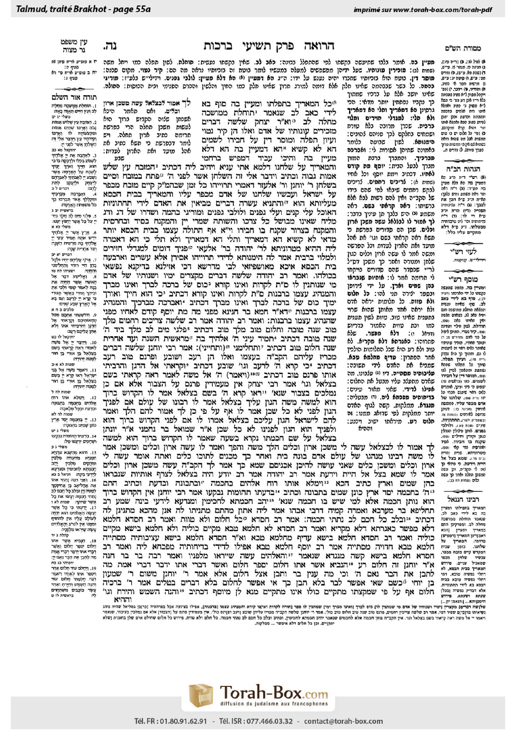 Torah-Box scan of Berakhot 55a