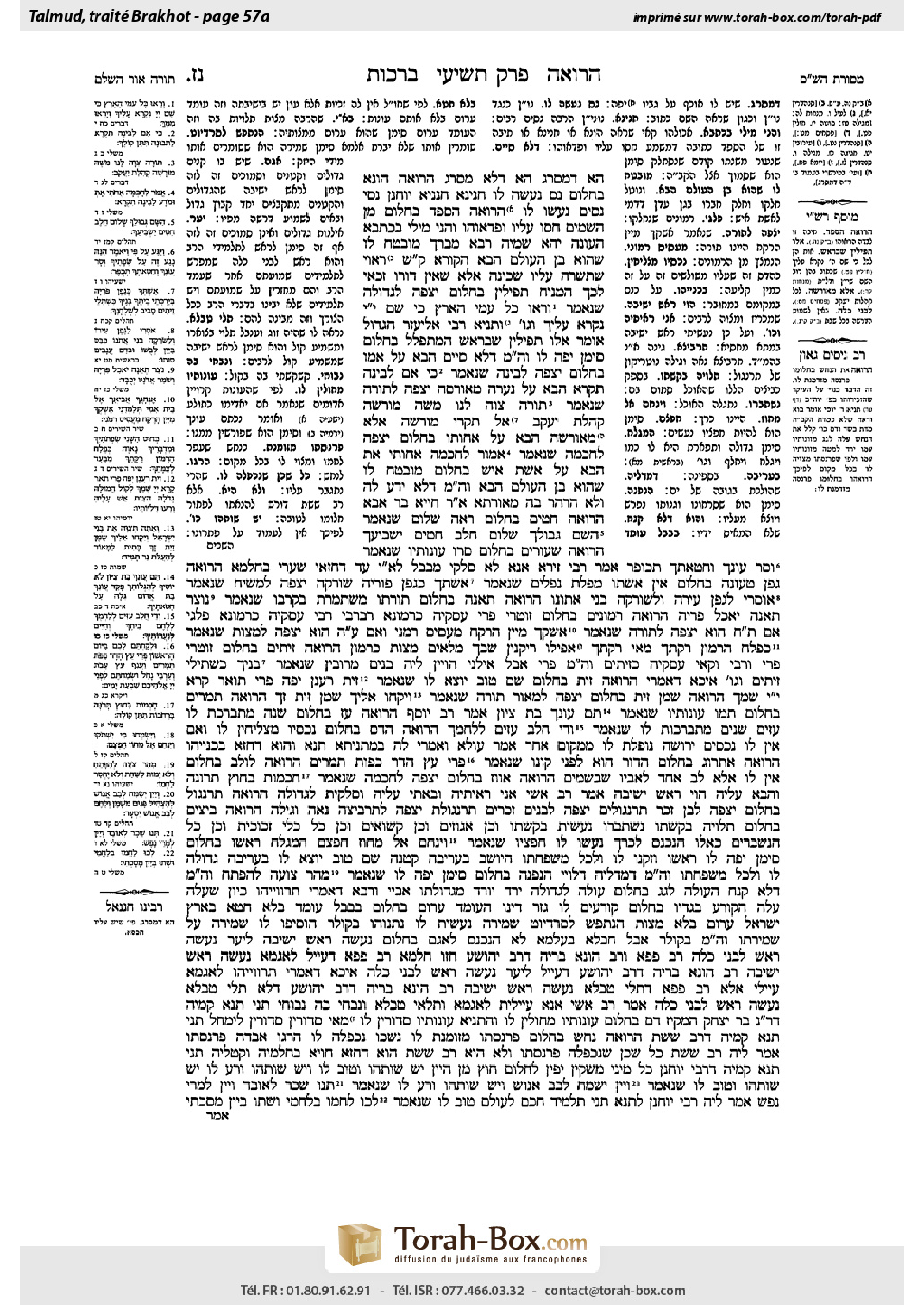 Torah-Box scan of Berakhot 57a