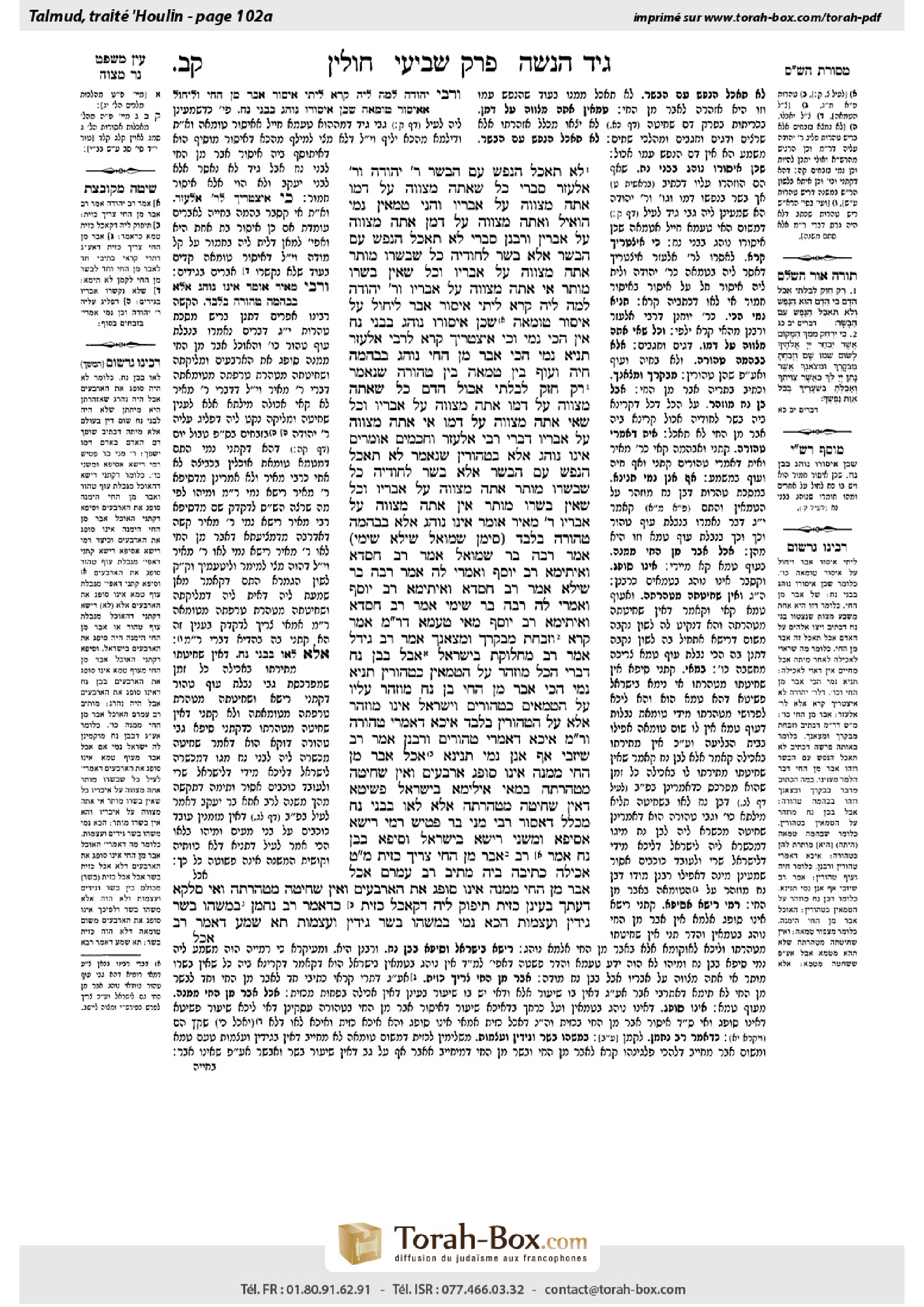 Torah-Box scan of Chullin 102a