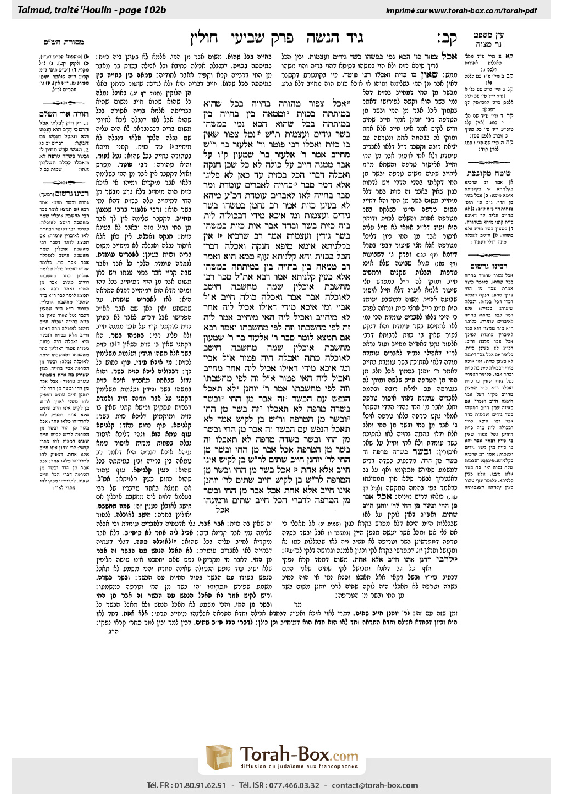 Torah-Box scan of Chullin 102b