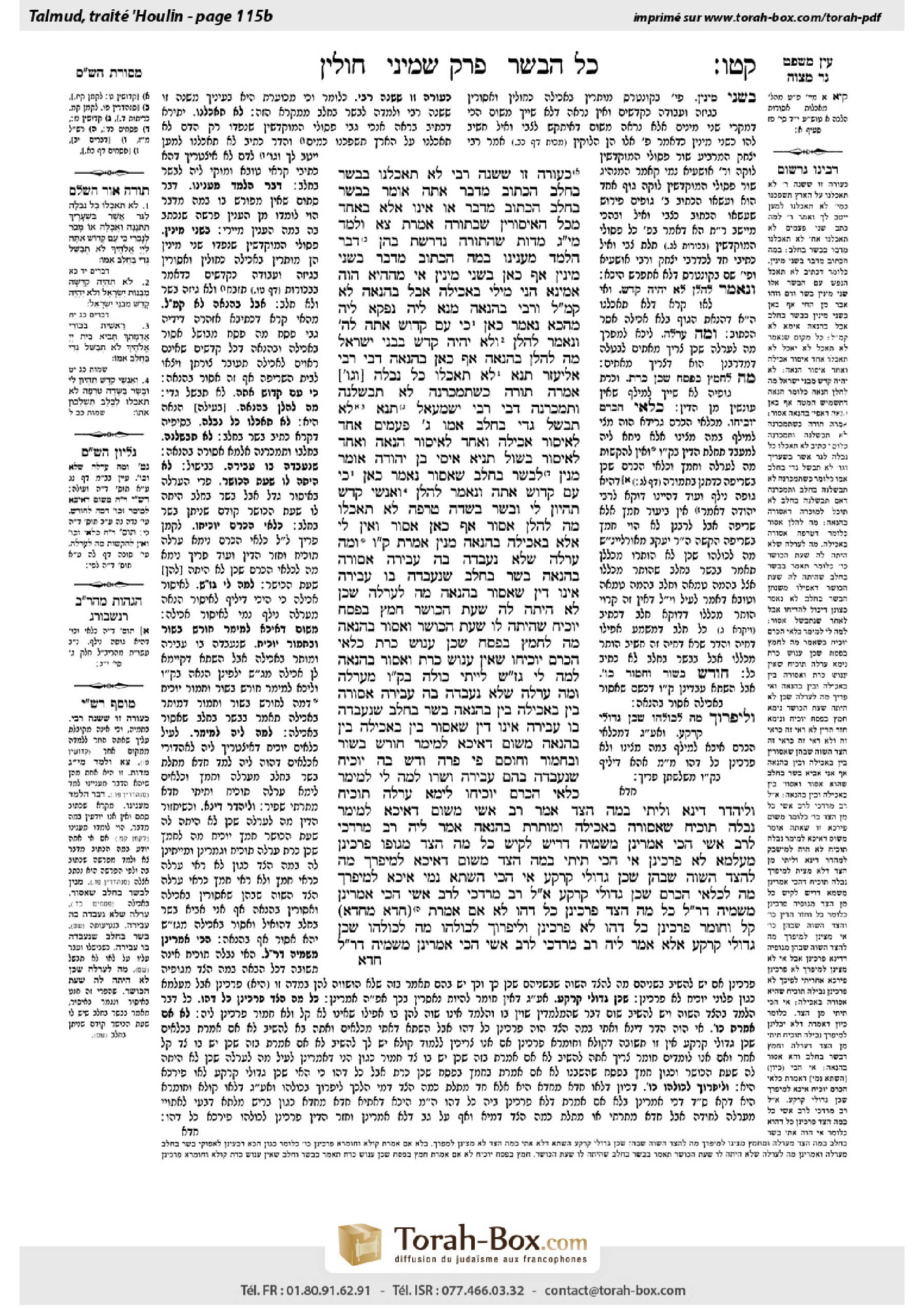 Torah-Box scan of Chullin 115b