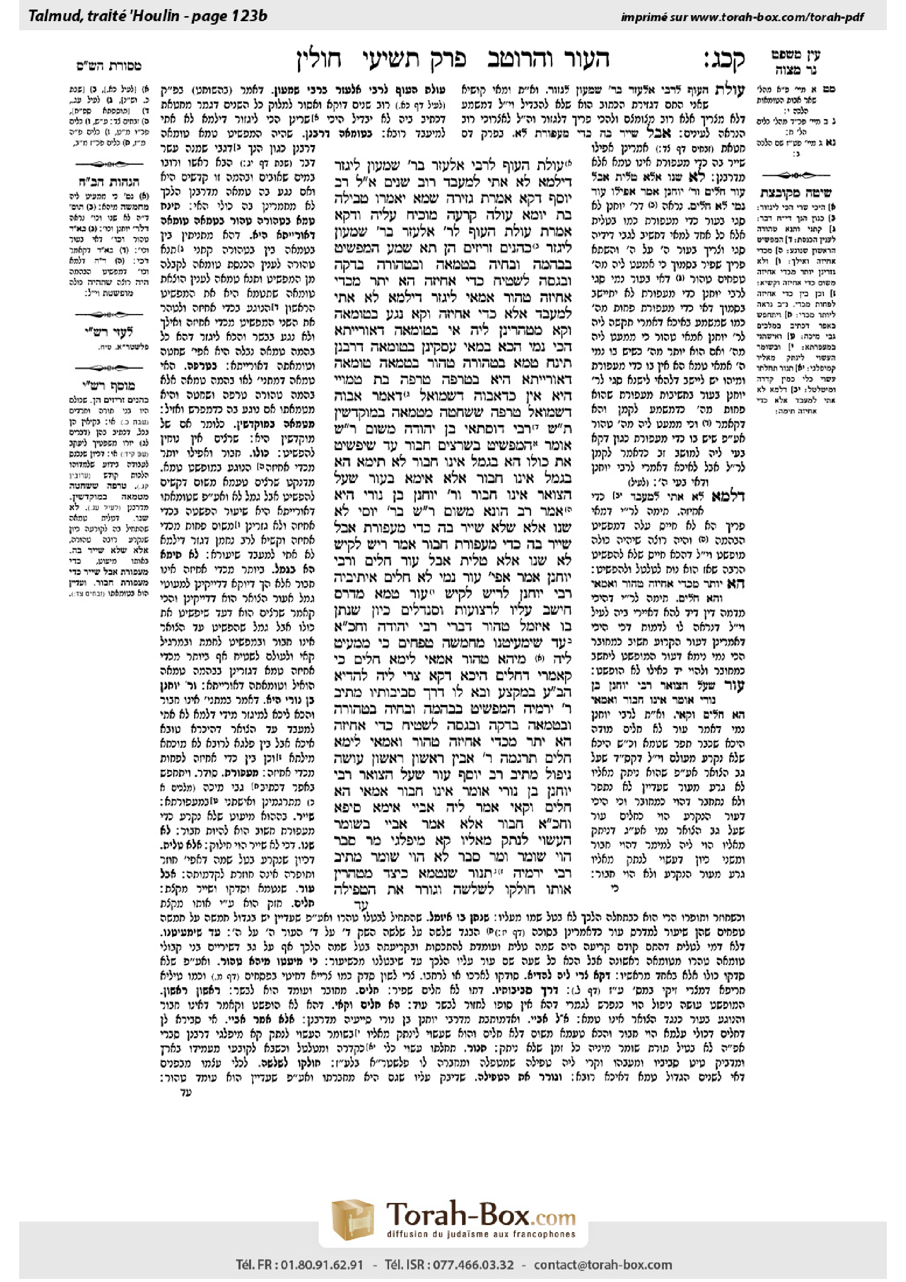 Torah-Box scan of Chullin 123b
