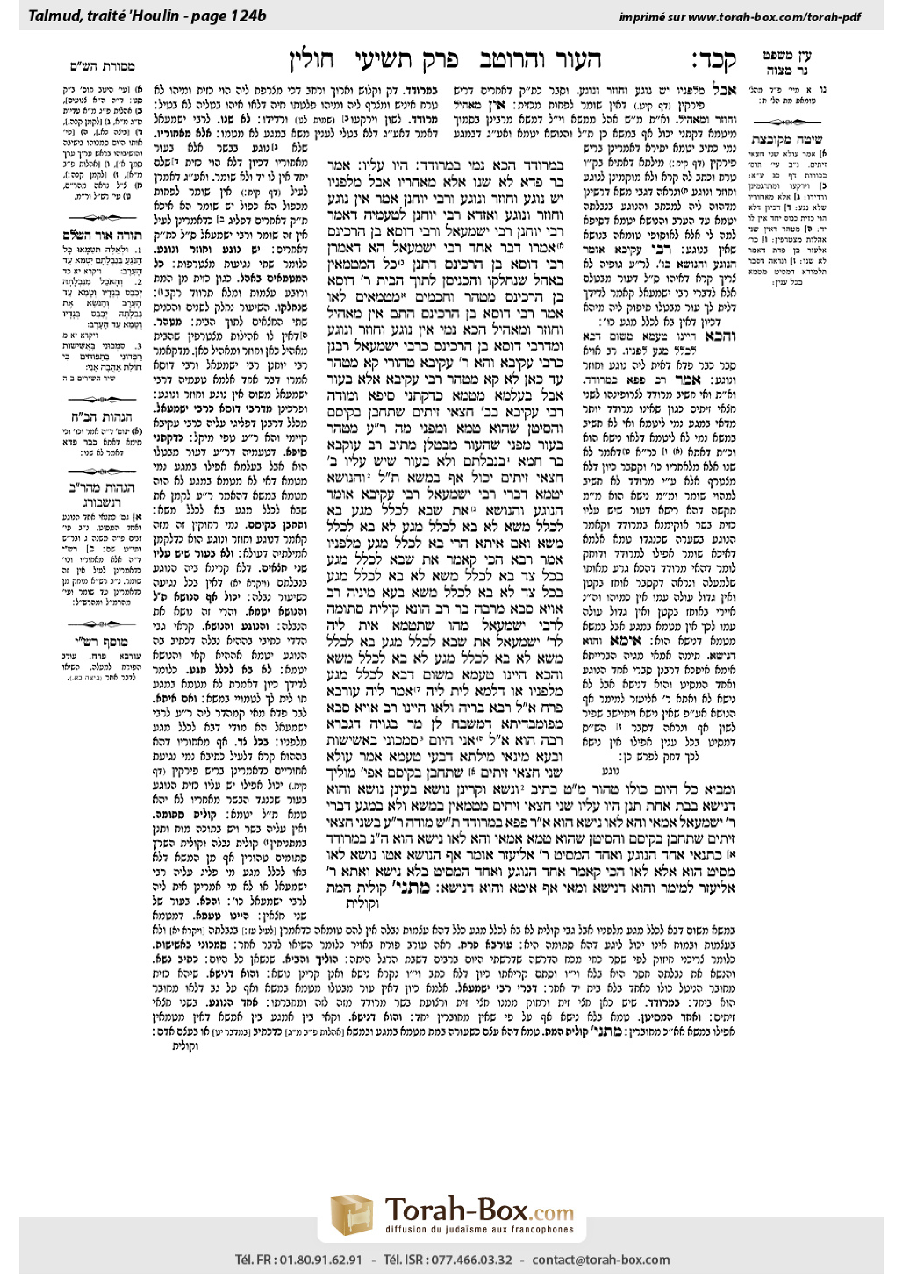 Torah-Box scan of Chullin 124b