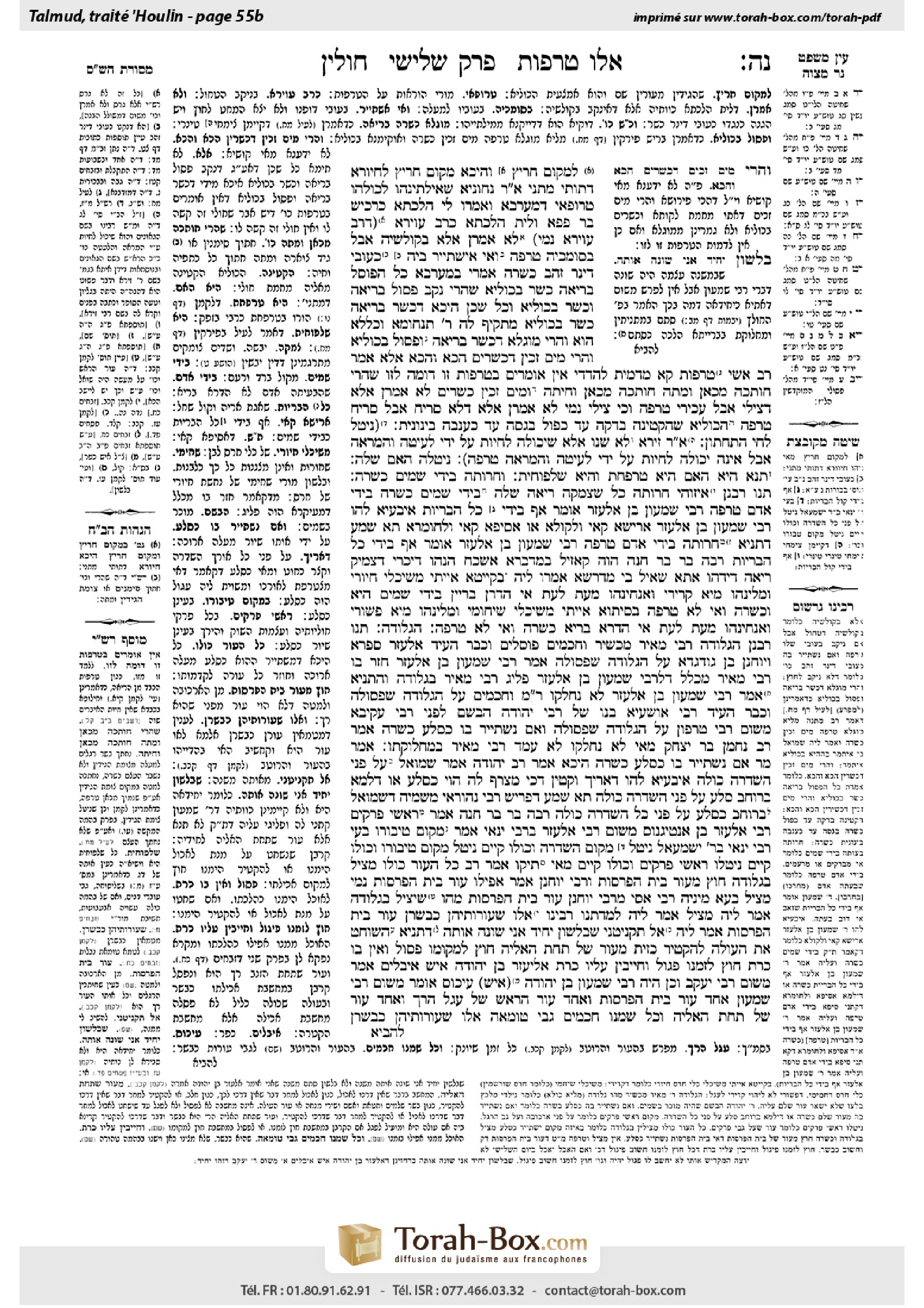 Torah-Box scan of Chullin 55b