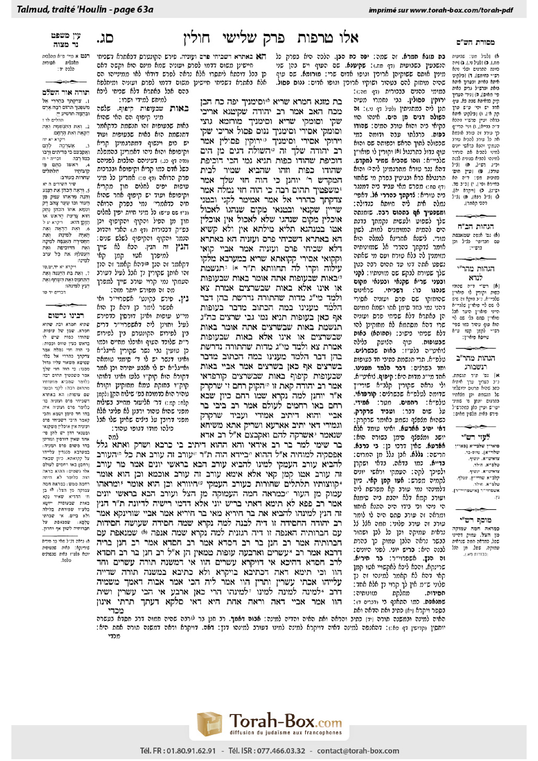 Torah-Box scan of Chullin 63a