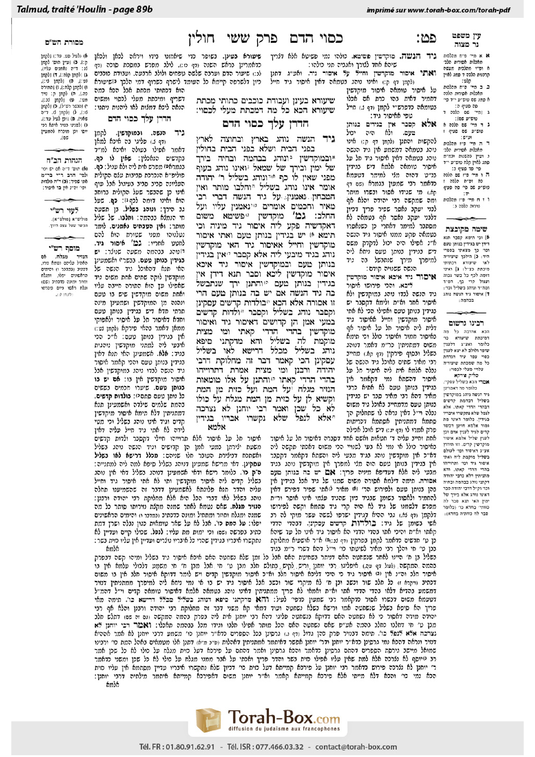 Torah-Box scan of Chullin 89b