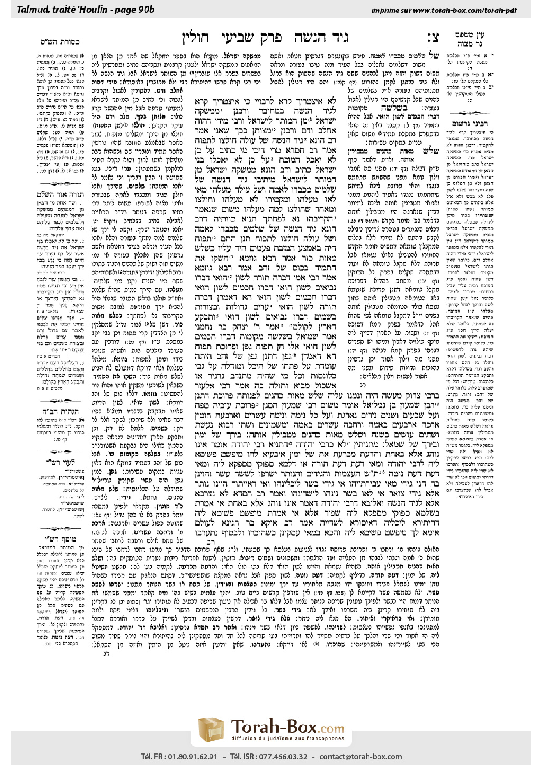 Torah-Box scan of Chullin 90b