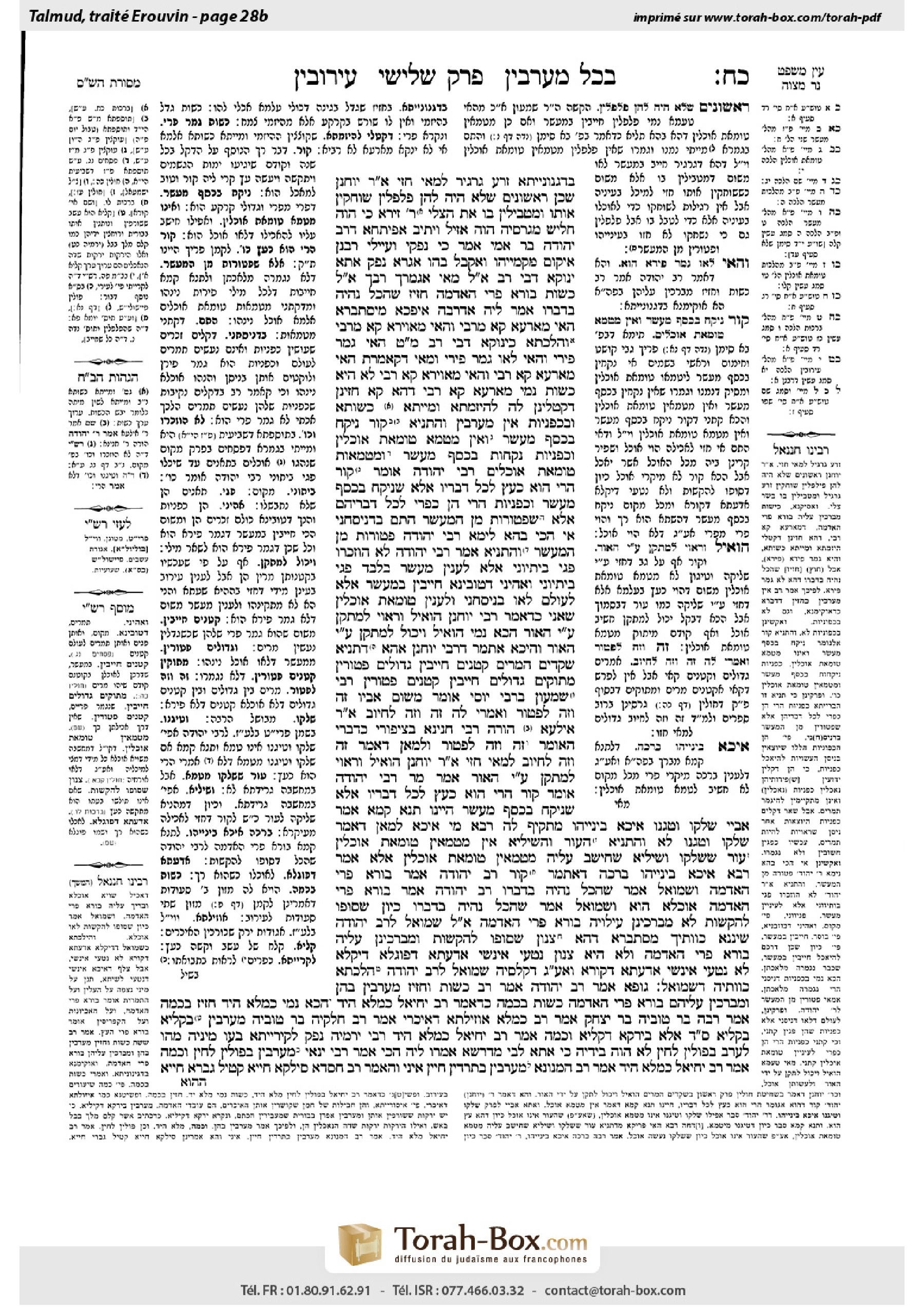 Torah-Box scan of Eruvin 28b