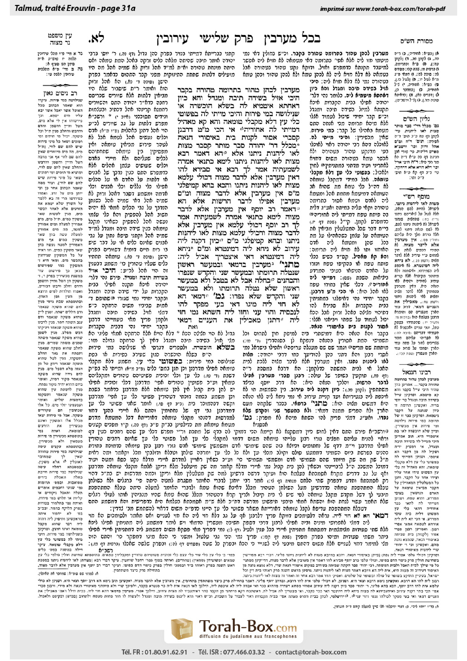 Torah-Box scan of Eruvin 31a