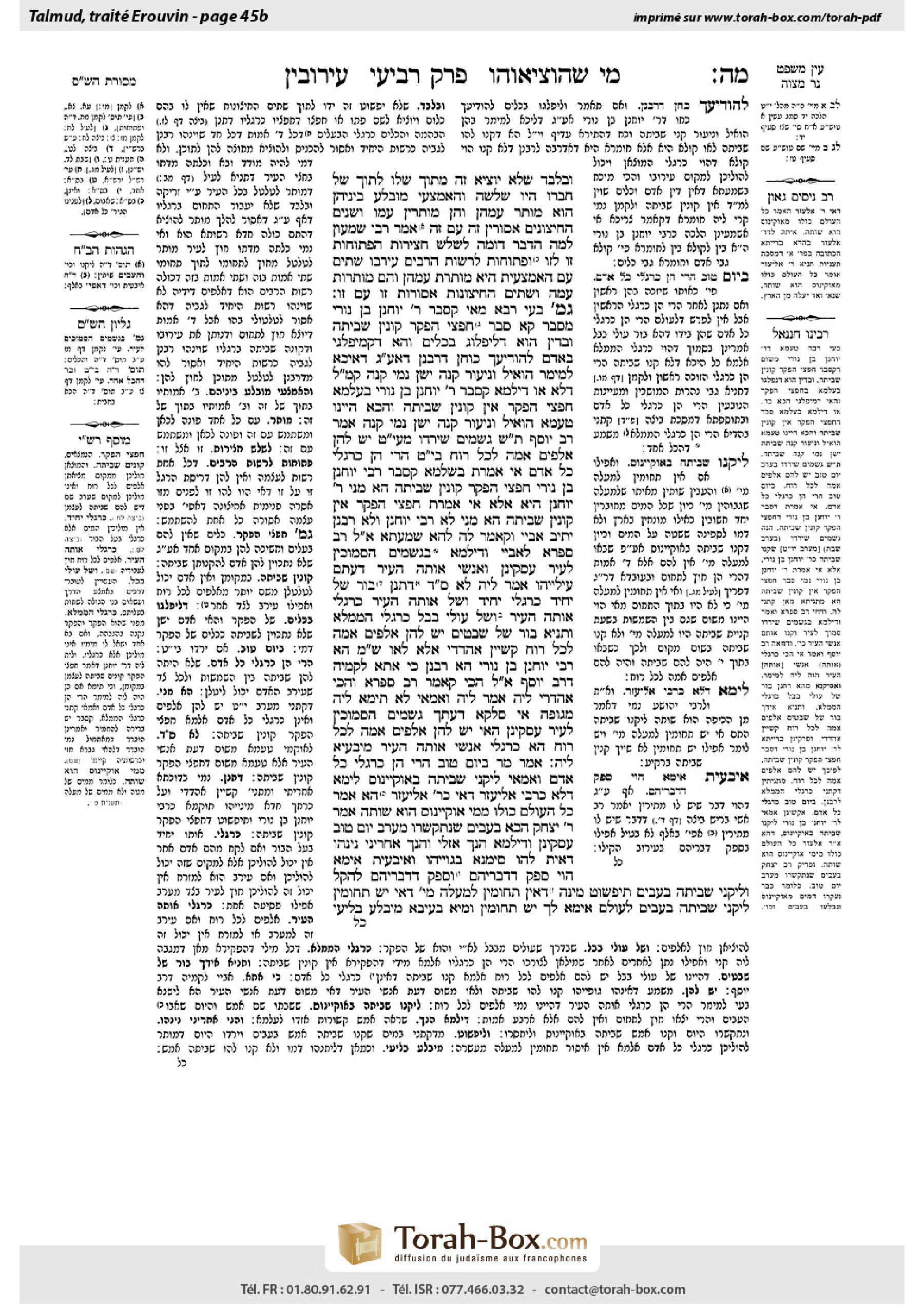 Torah-Box scan of Eruvin 45b