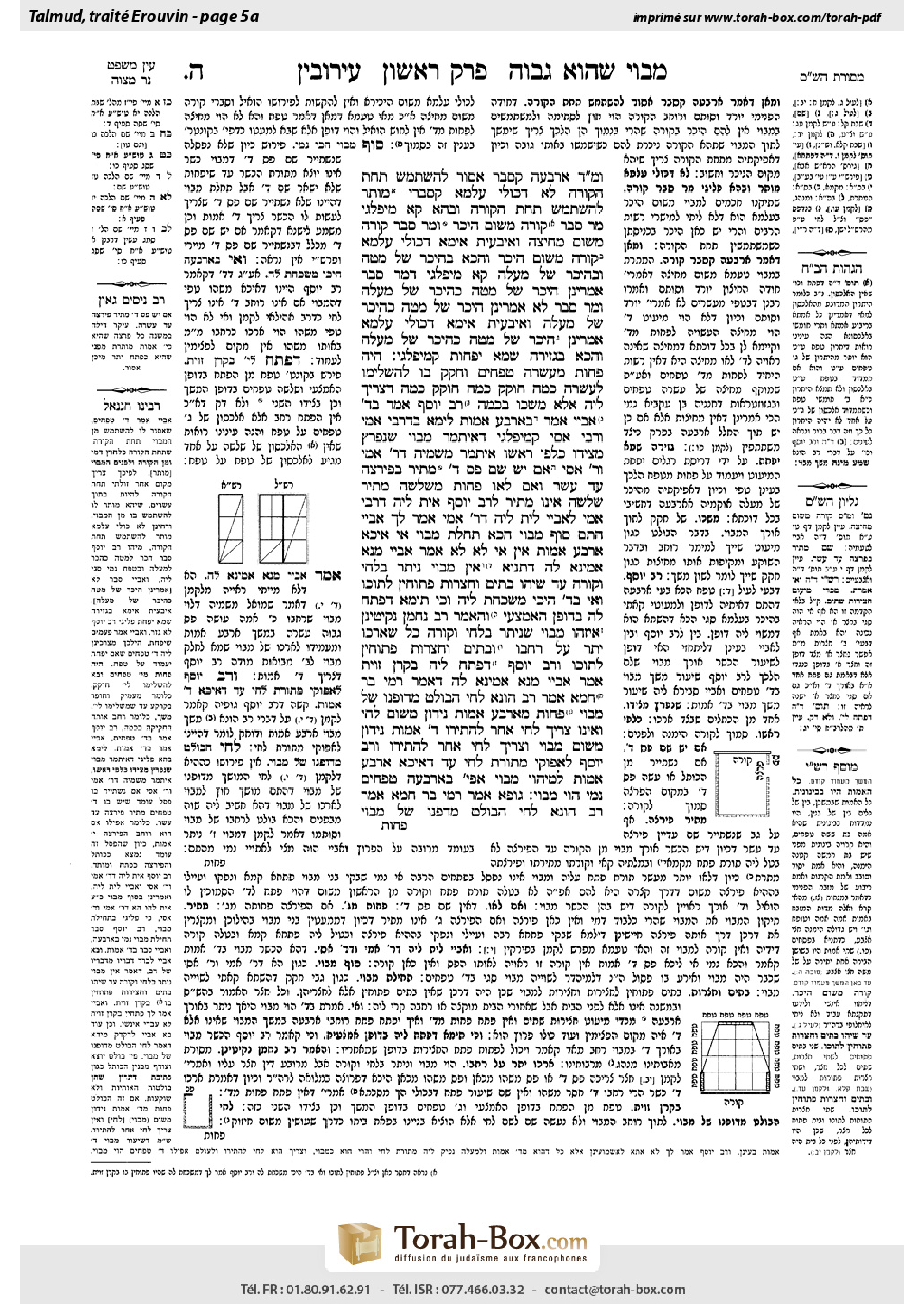 Torah-Box scan of Eruvin 5a