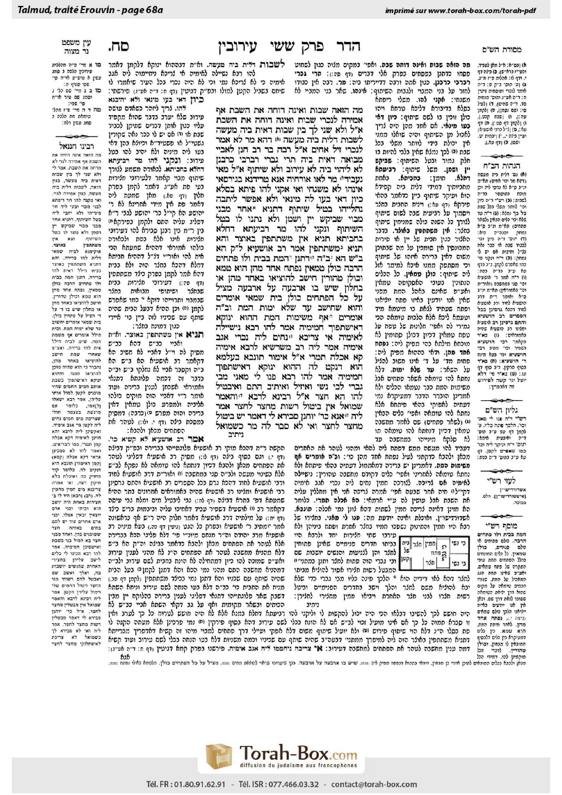 Torah-Box scan of Eruvin 68a