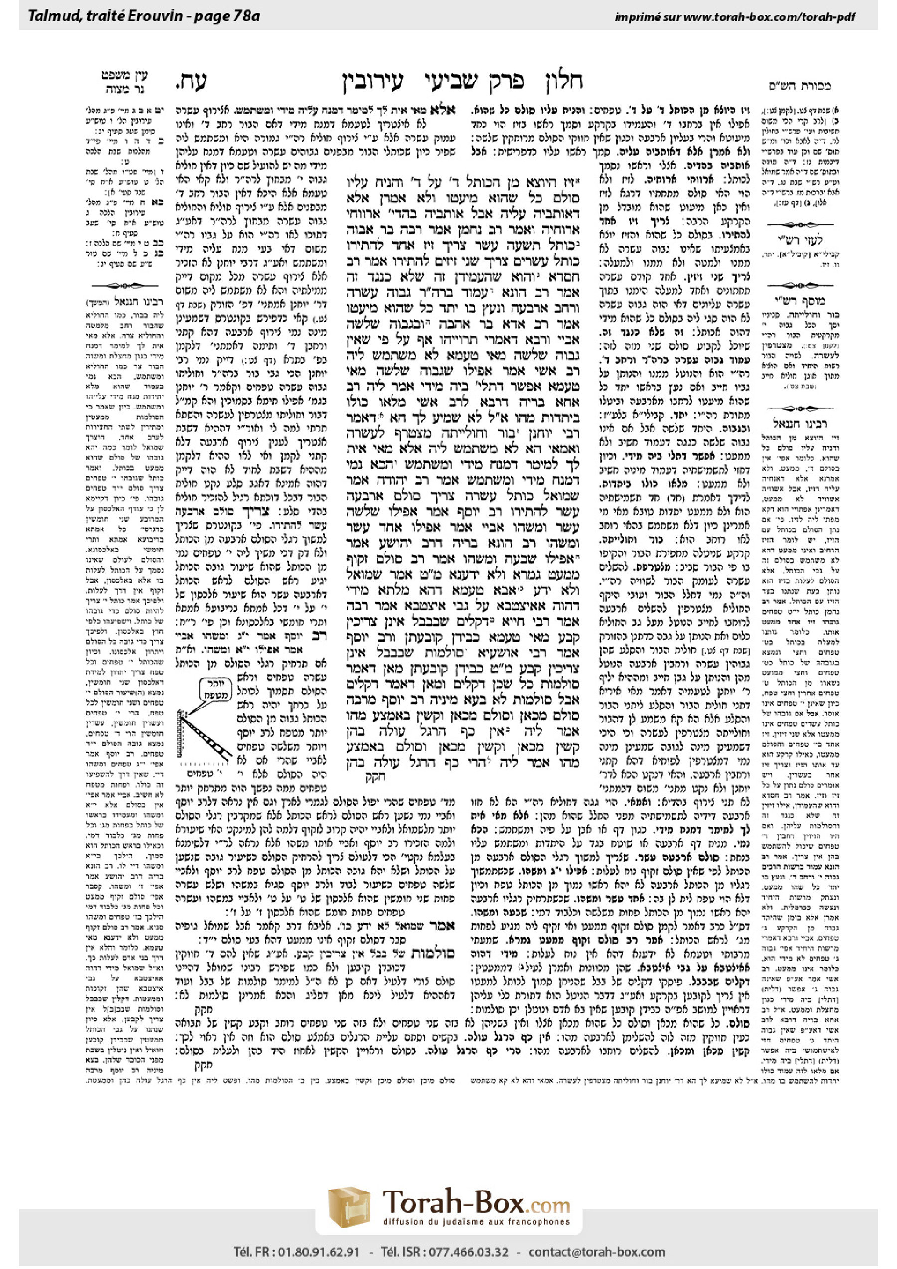 Torah-Box scan of Eruvin 78a