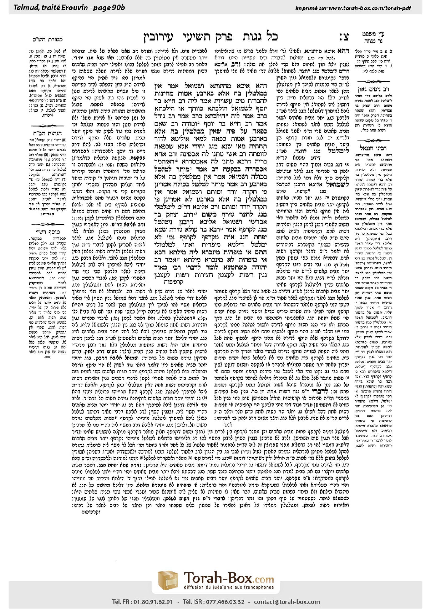 Torah-Box scan of Eruvin 90b