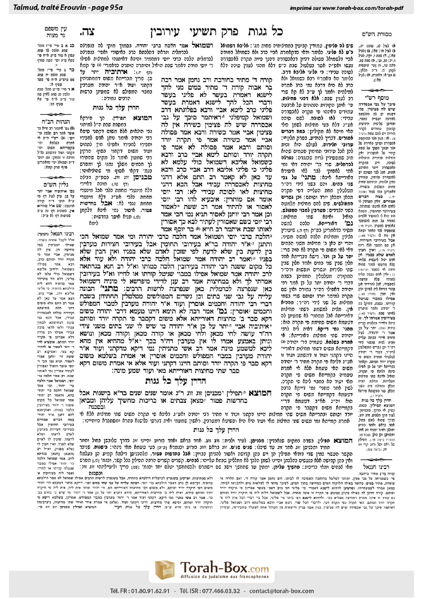 Torah-Box scan of Eruvin 95a