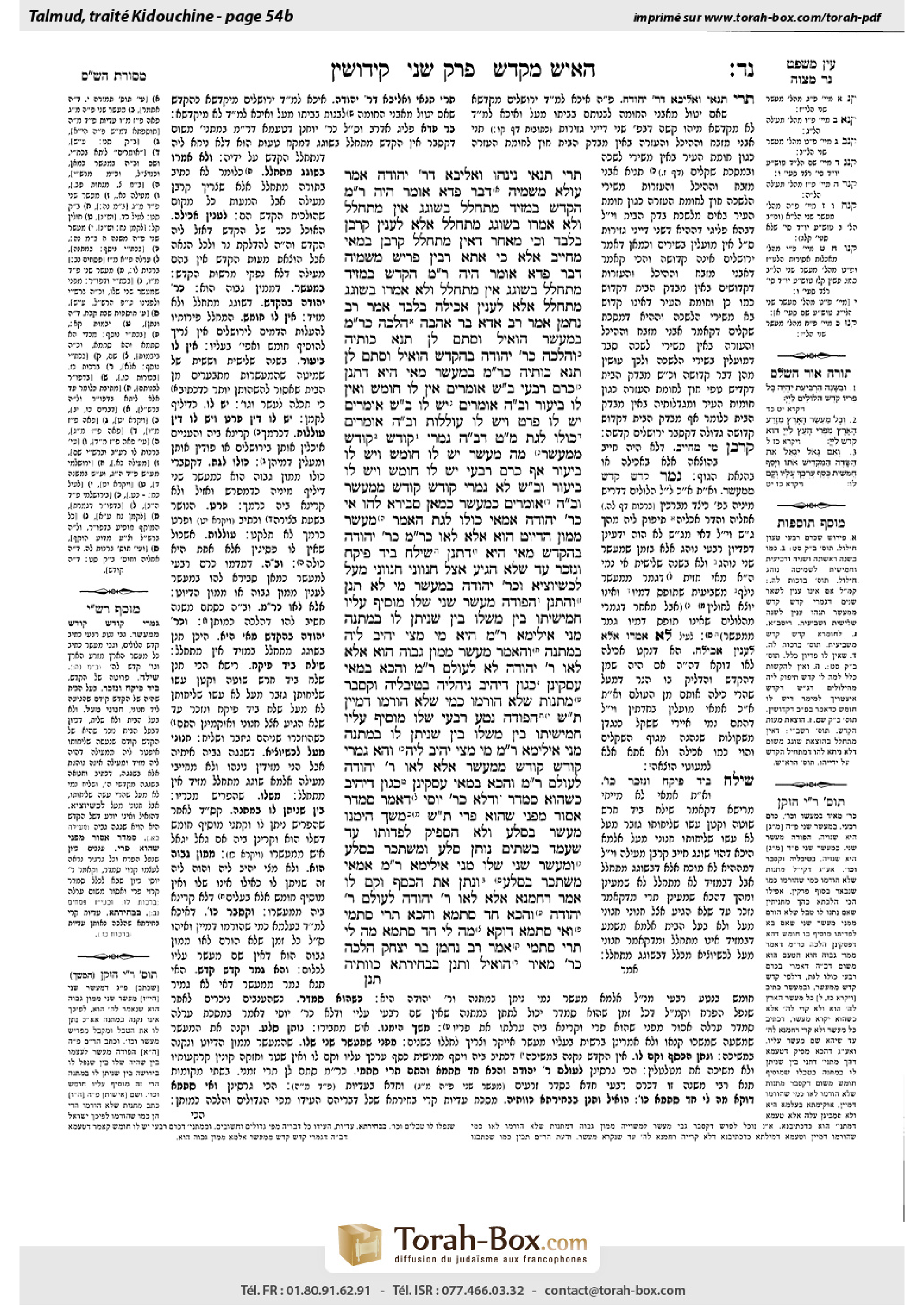 Torah-Box scan of Kiddushin 54b