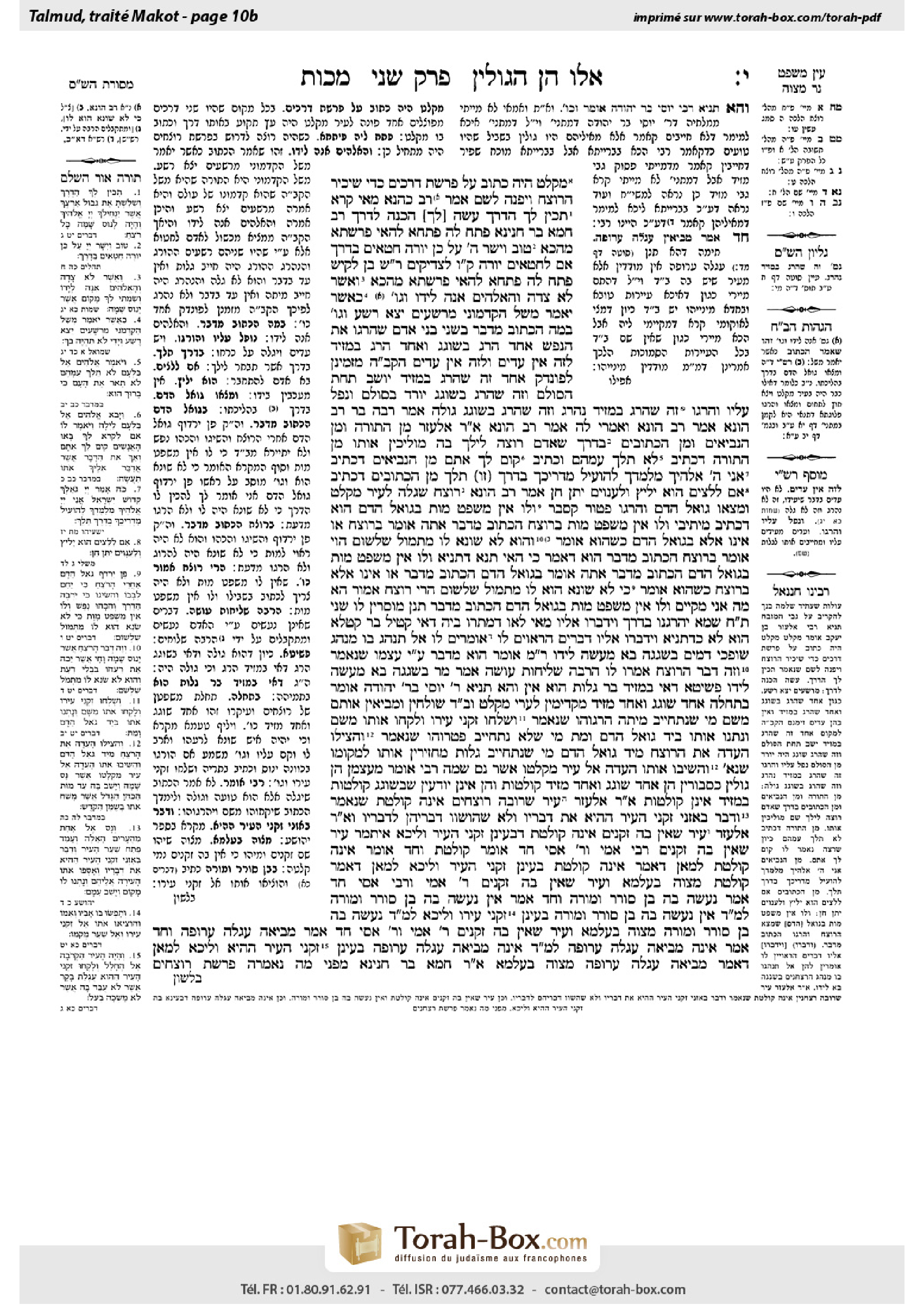 Torah-Box scan of Makkot 10b