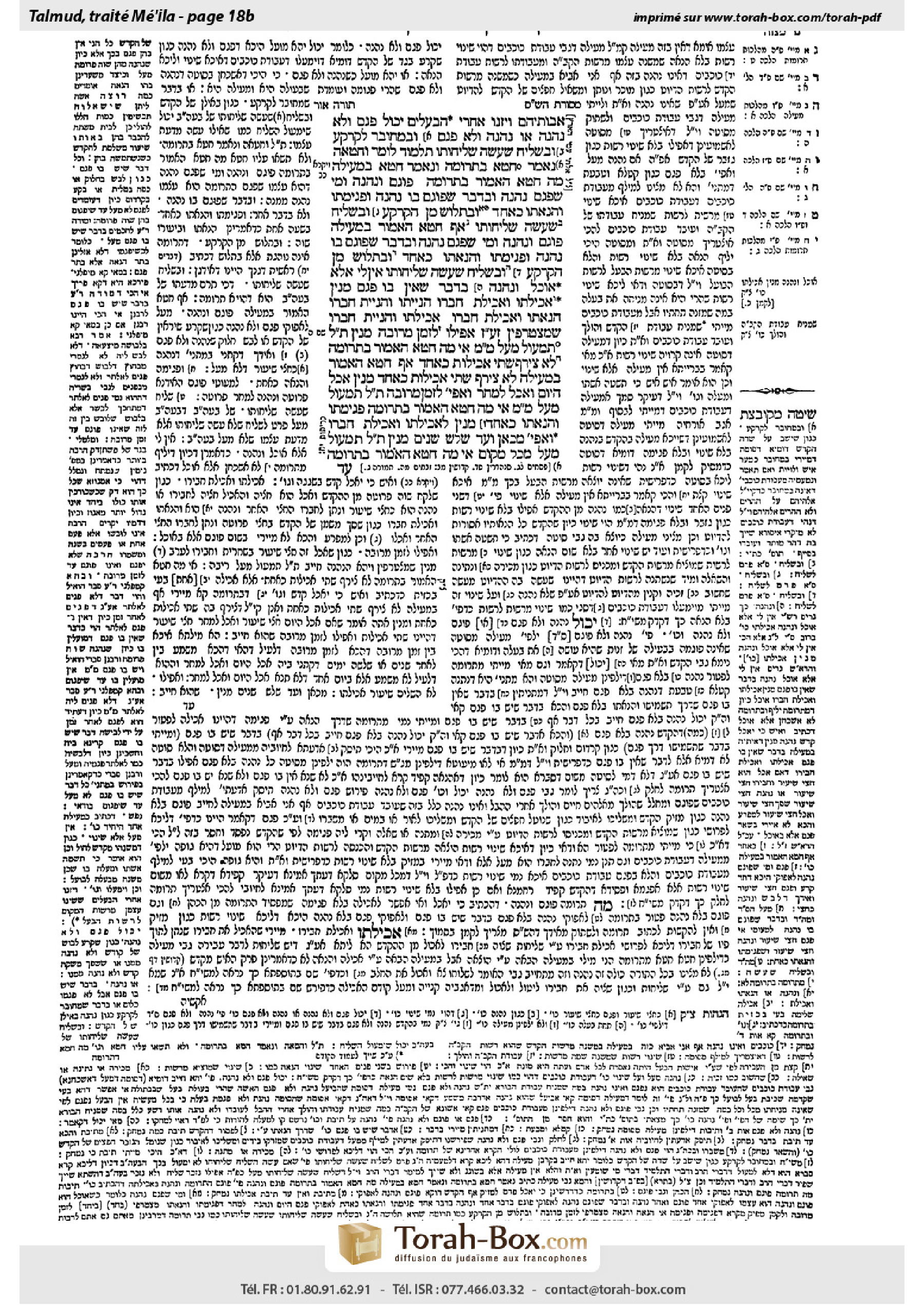 Torah-Box scan of Meilah 18b