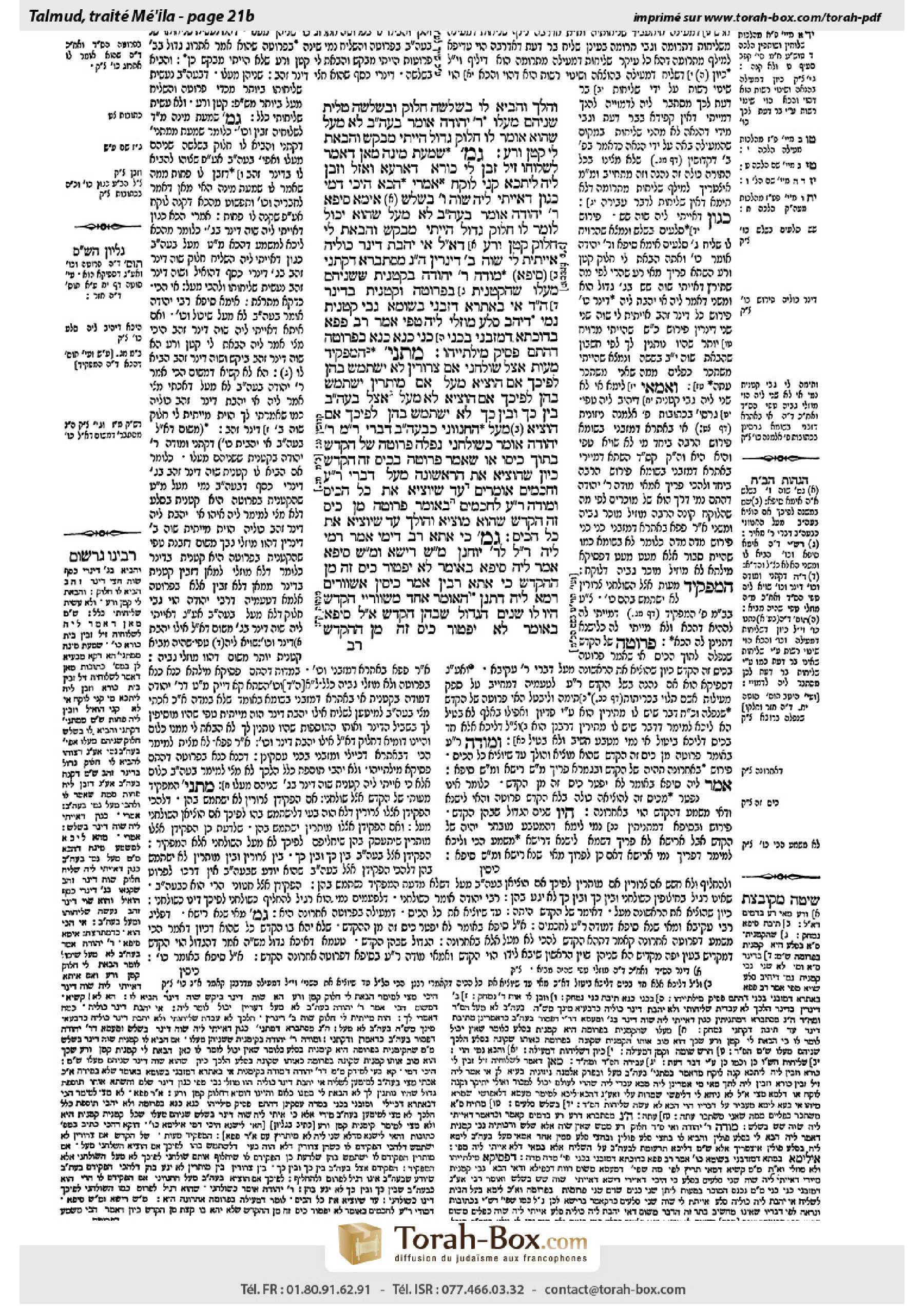 Torah-Box scan of Meilah 21b