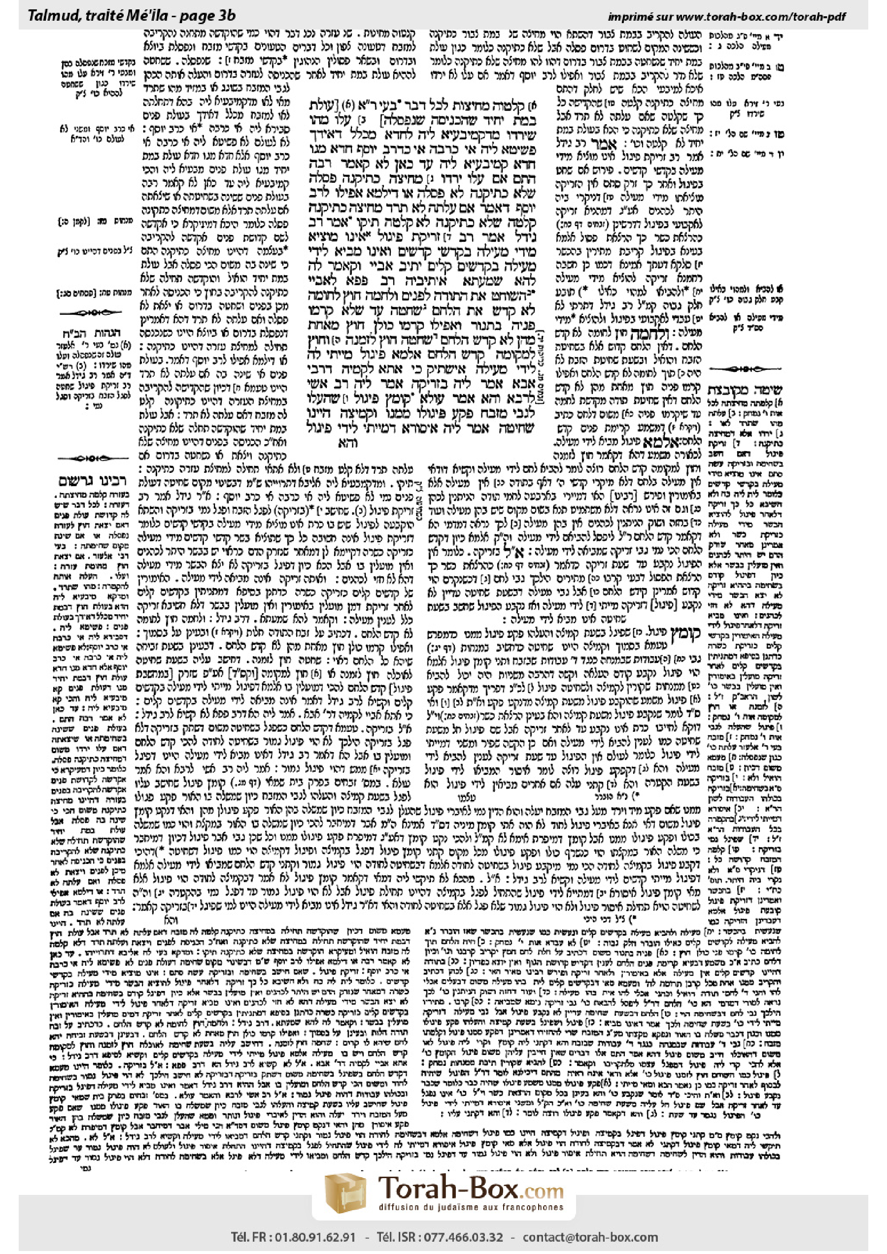 Torah-Box scan of Meilah 3b