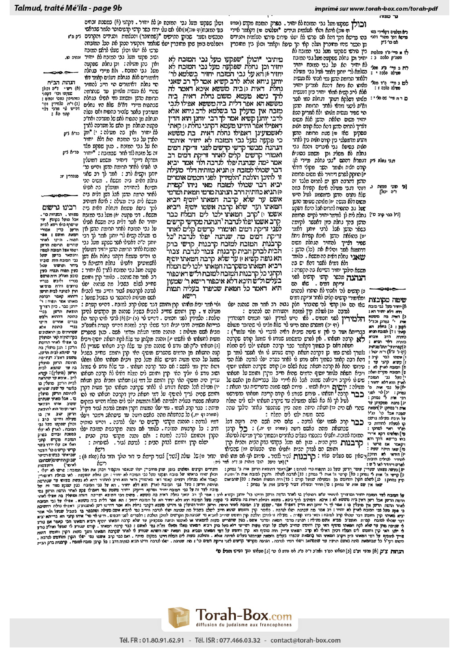 Torah-Box scan of Meilah 9b