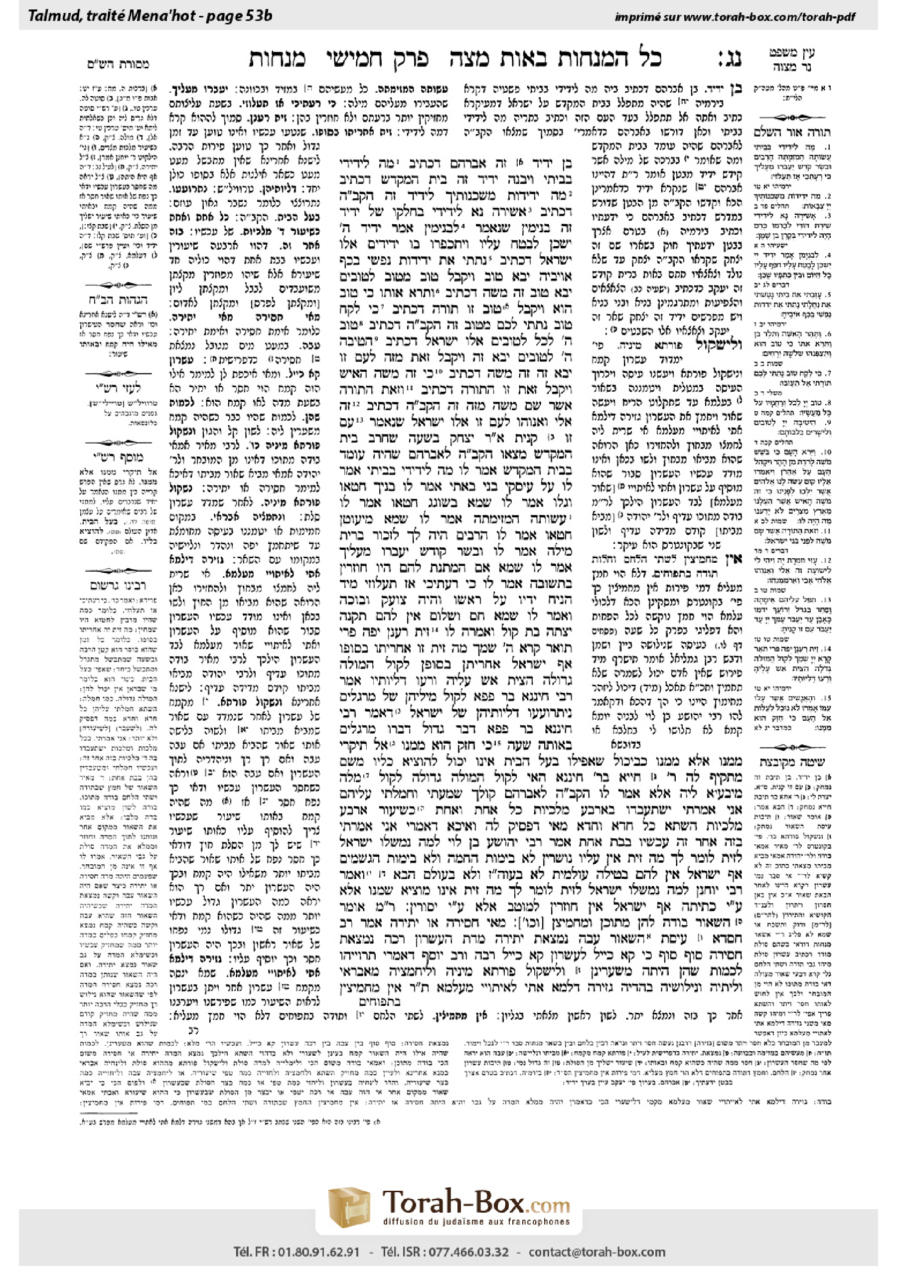 Torah-Box scan of Menachot 53b