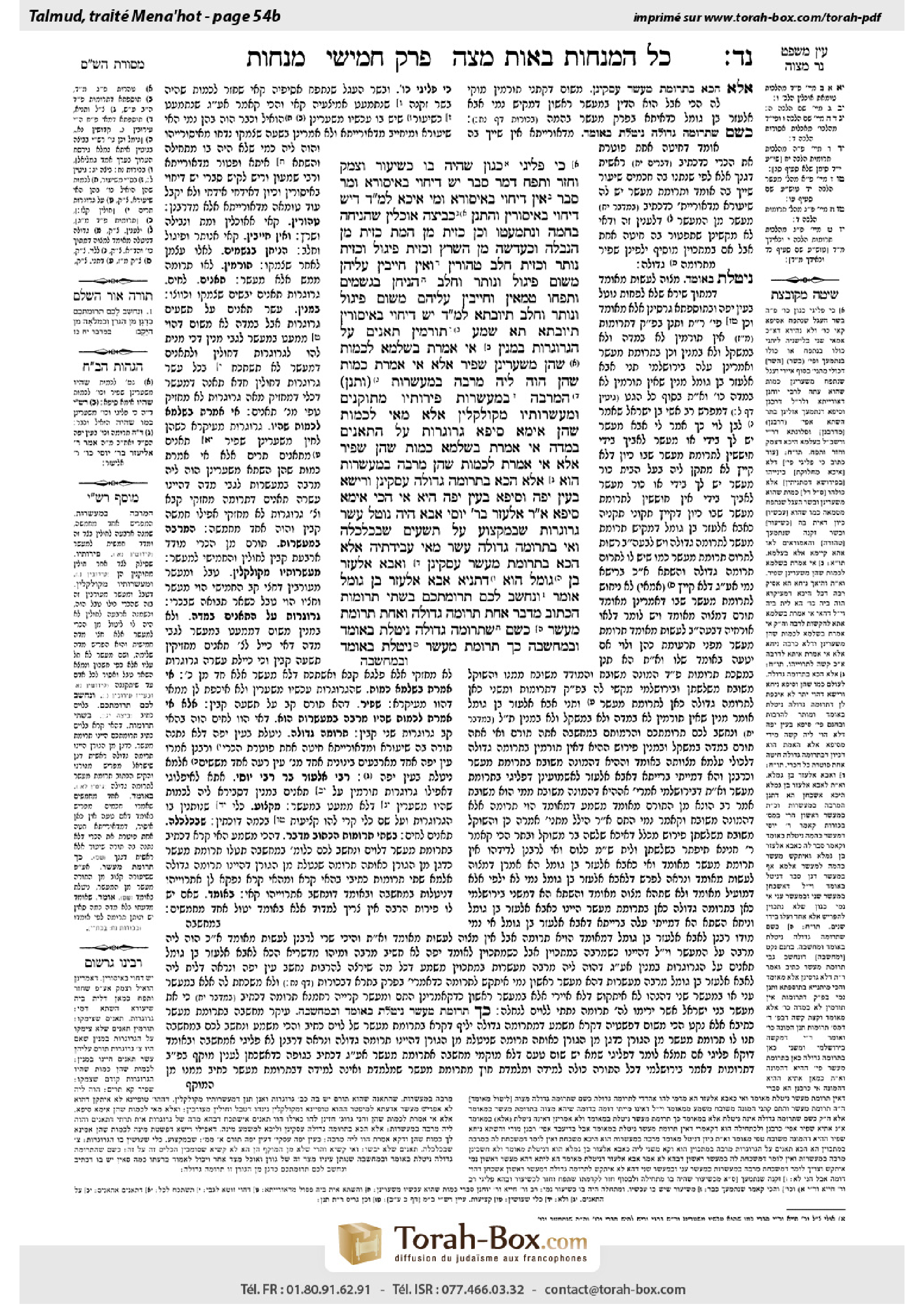 Torah-Box scan of Menachot 54b