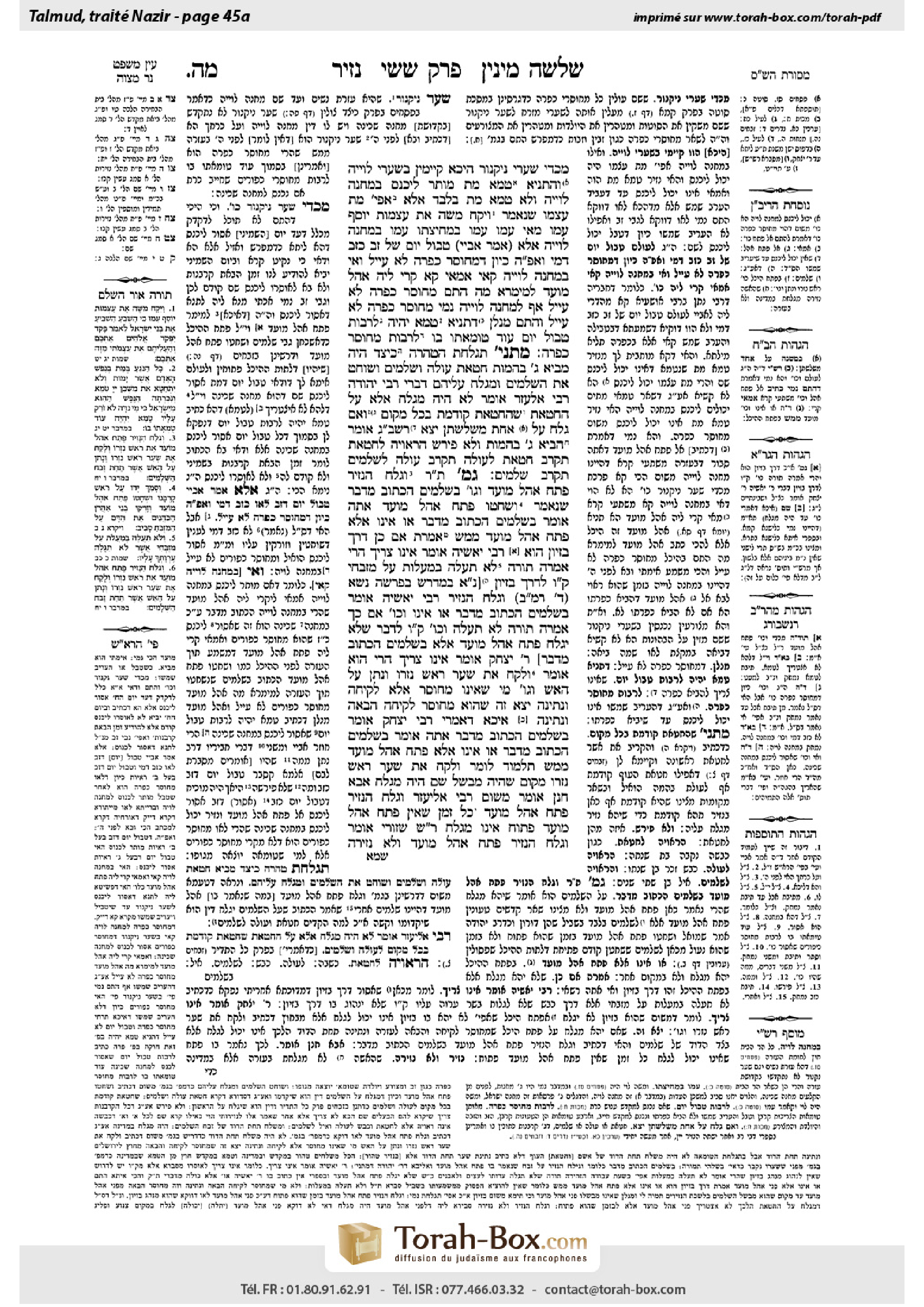Torah-Box scan of Nazir 45a