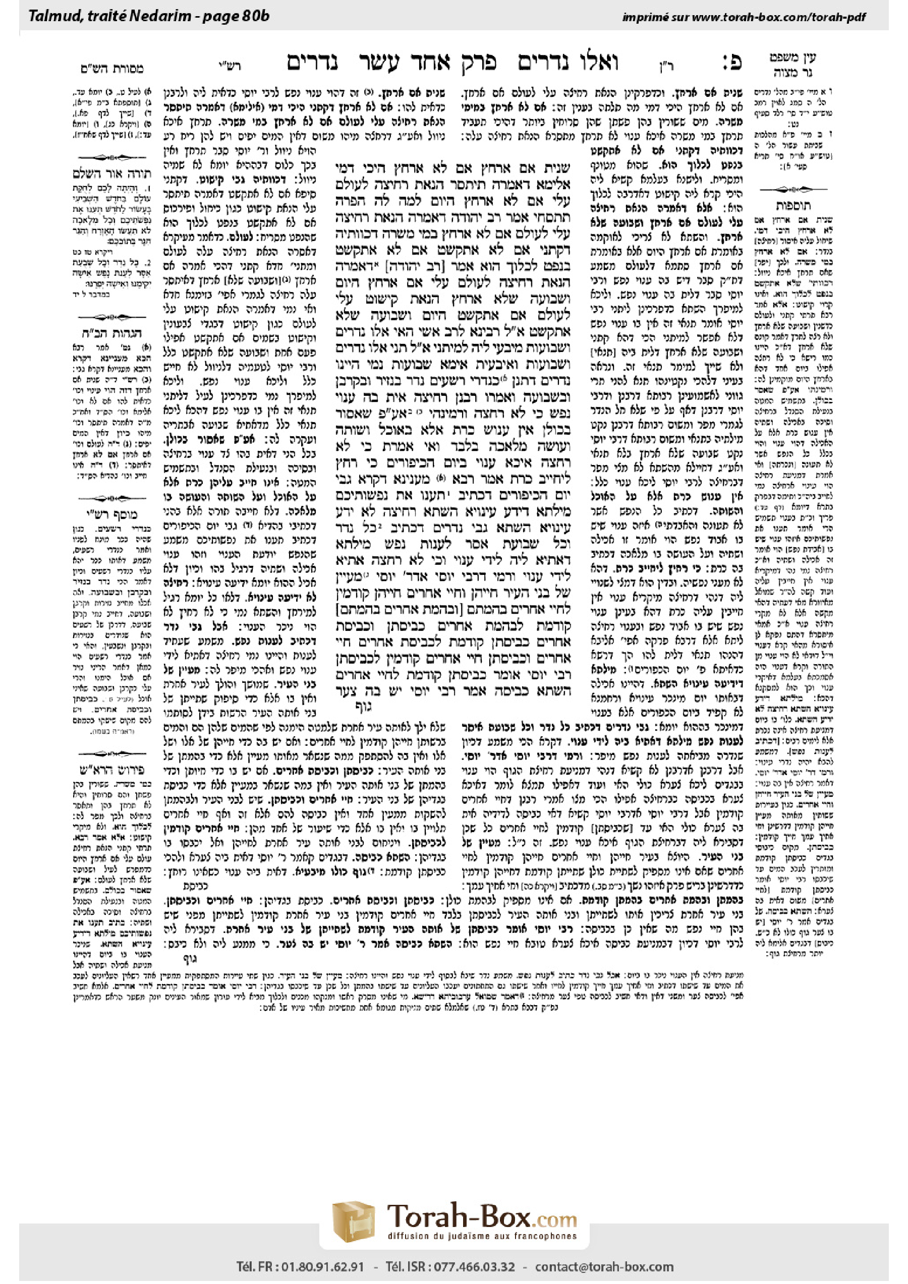 Torah-Box scan of Nedarim 80b