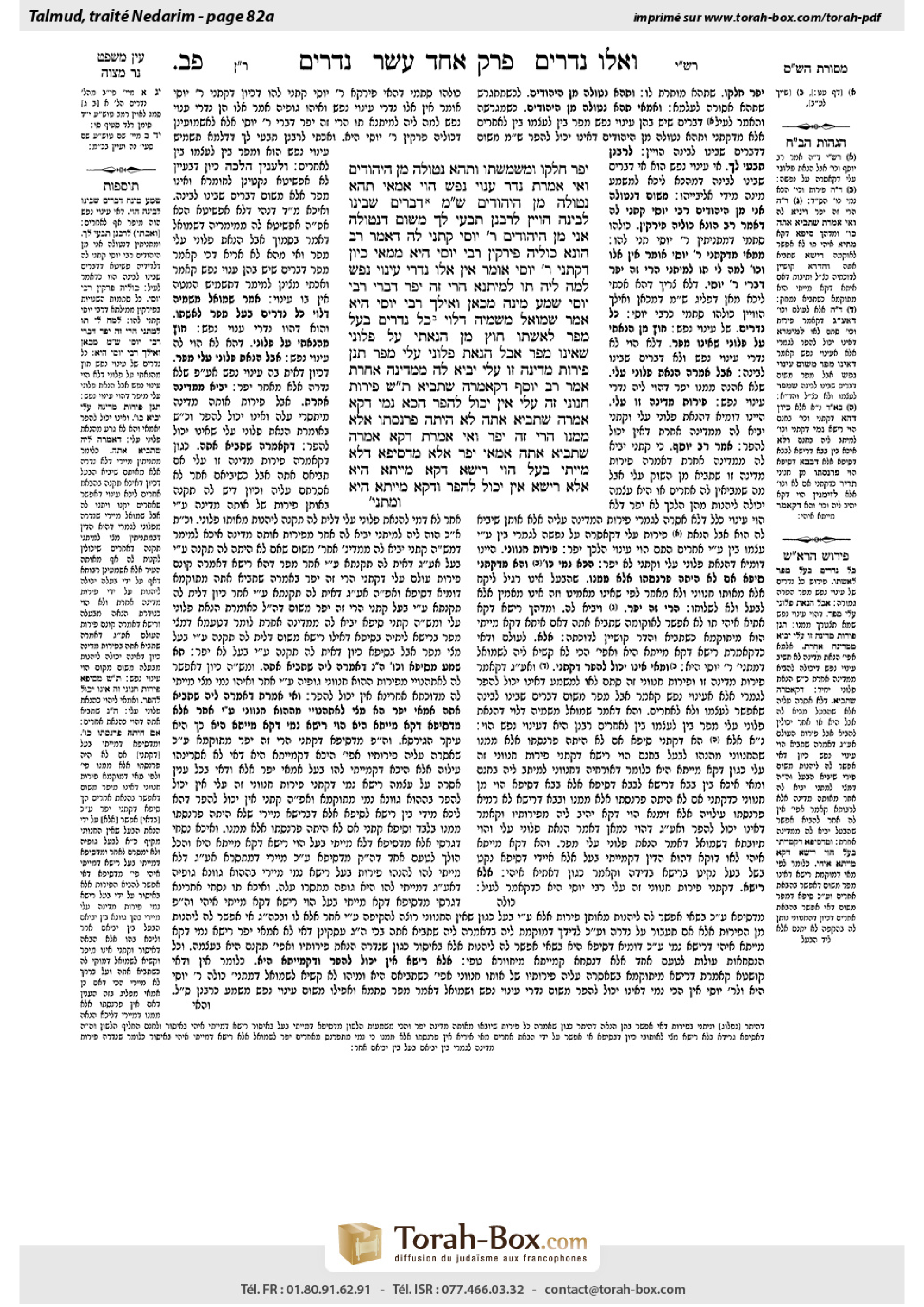 Torah-Box scan of Nedarim 82a