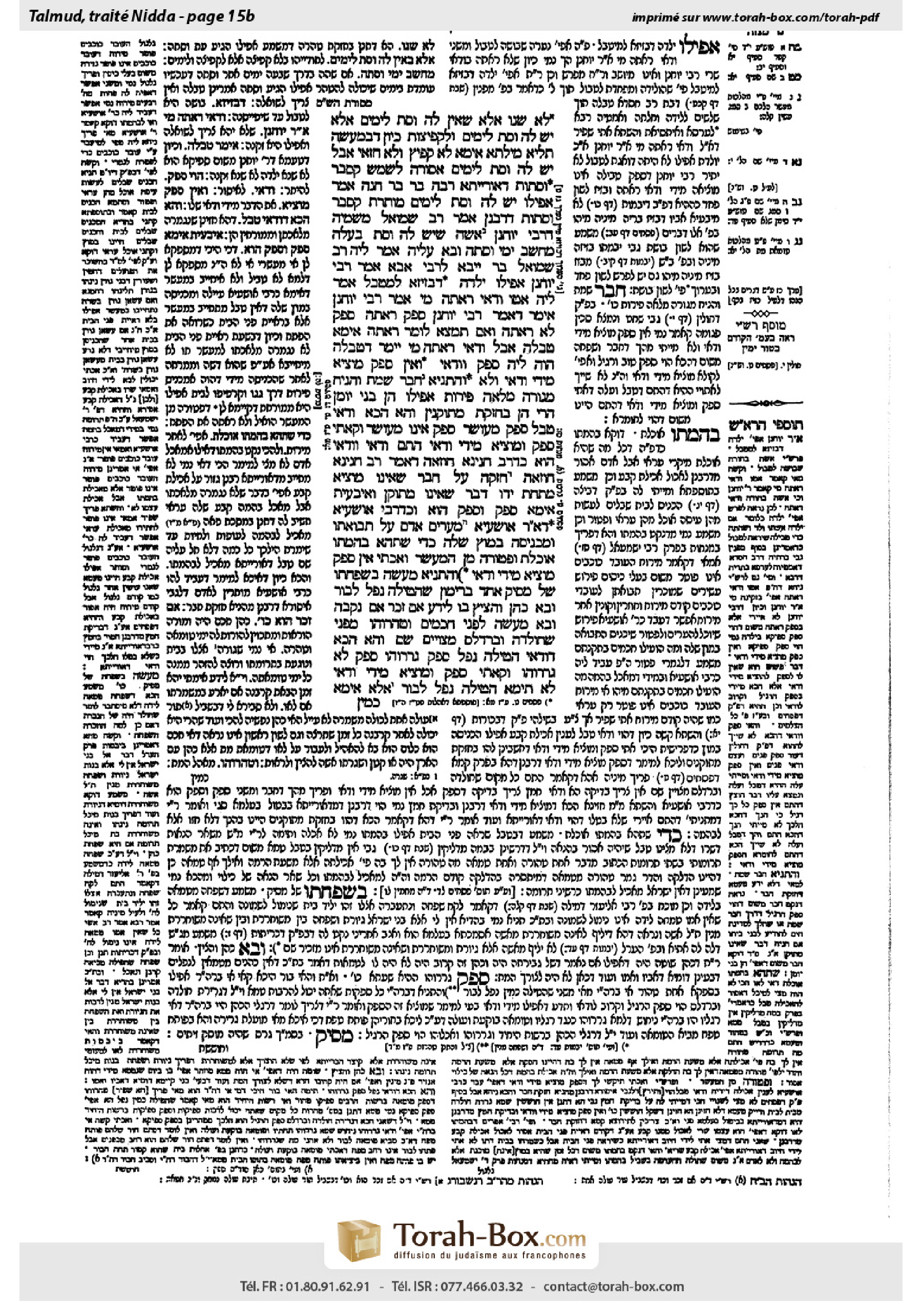 Torah-Box scan of Niddah 15b