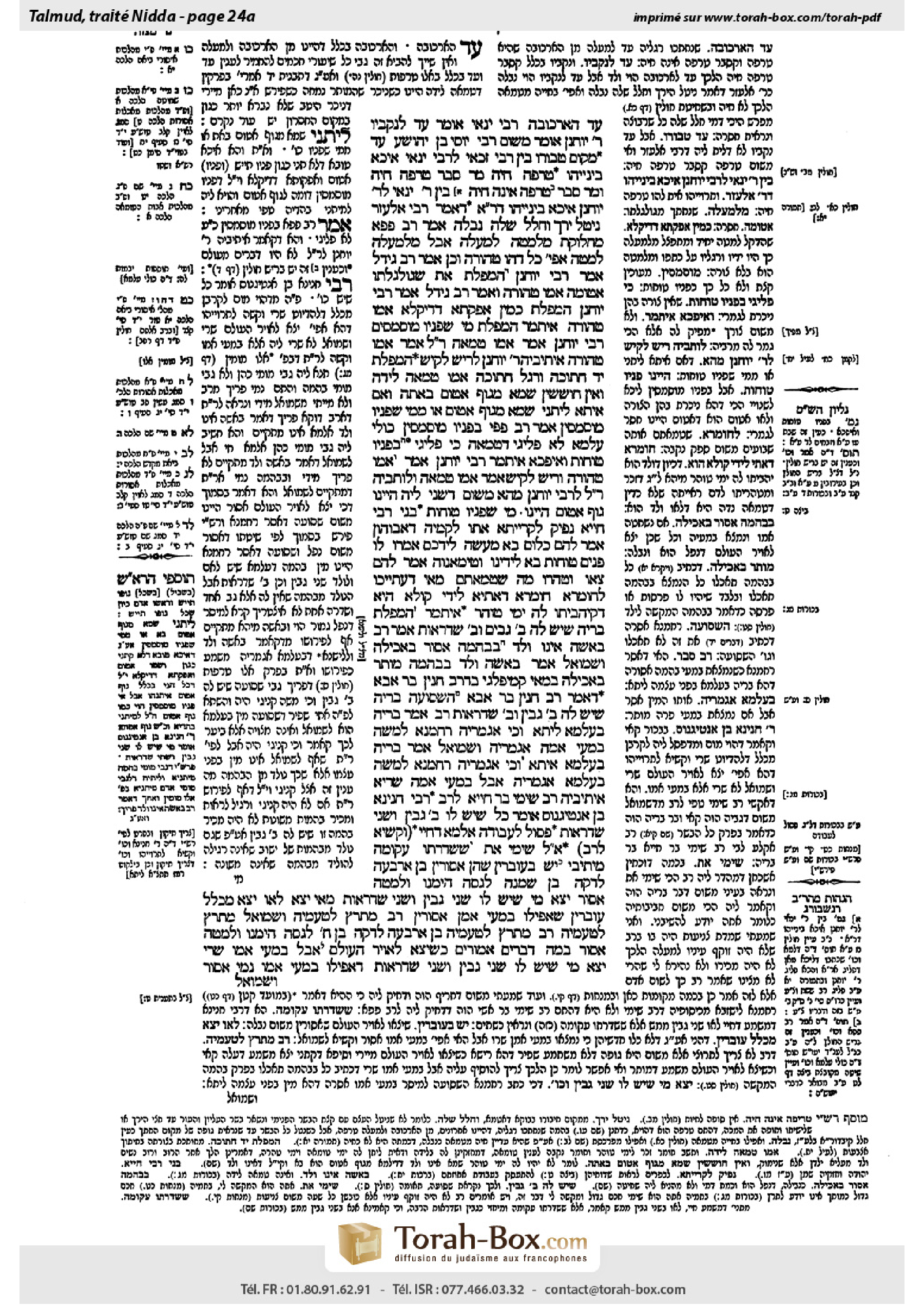 Torah-Box scan of Niddah 24a
