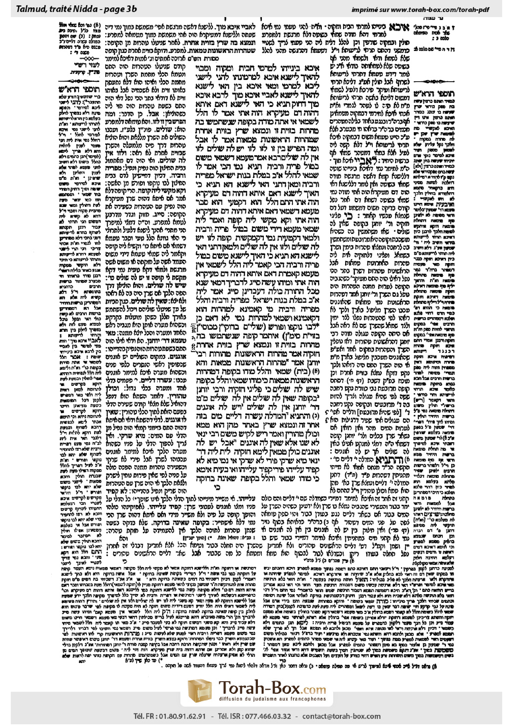 Torah-Box scan of Niddah 3b