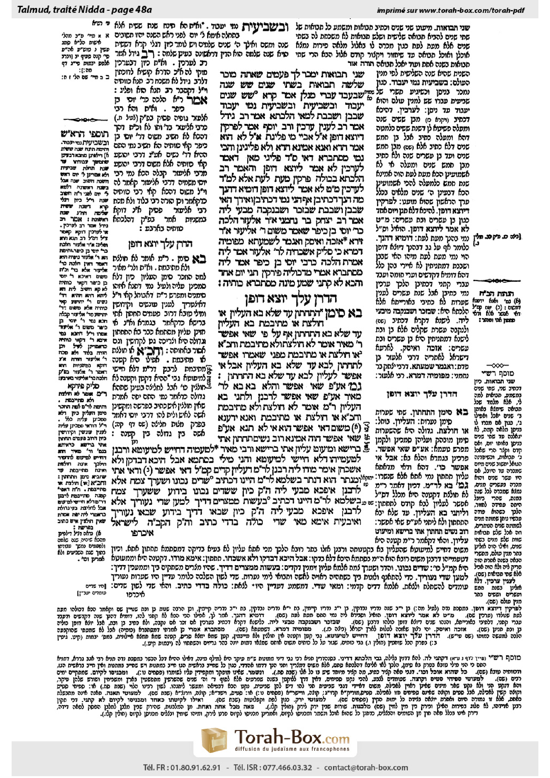 Torah-Box scan of Niddah 48a