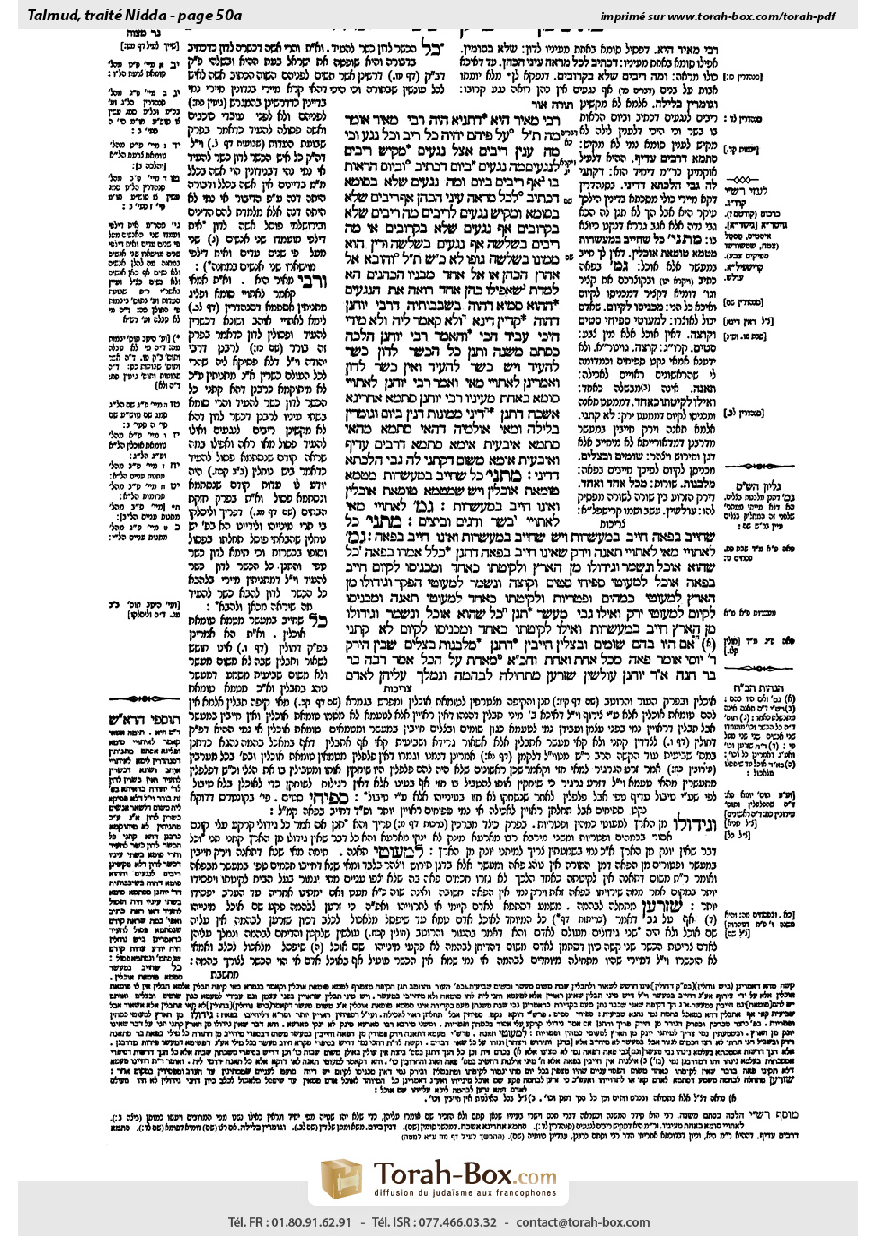 Torah-Box scan of Niddah 50a