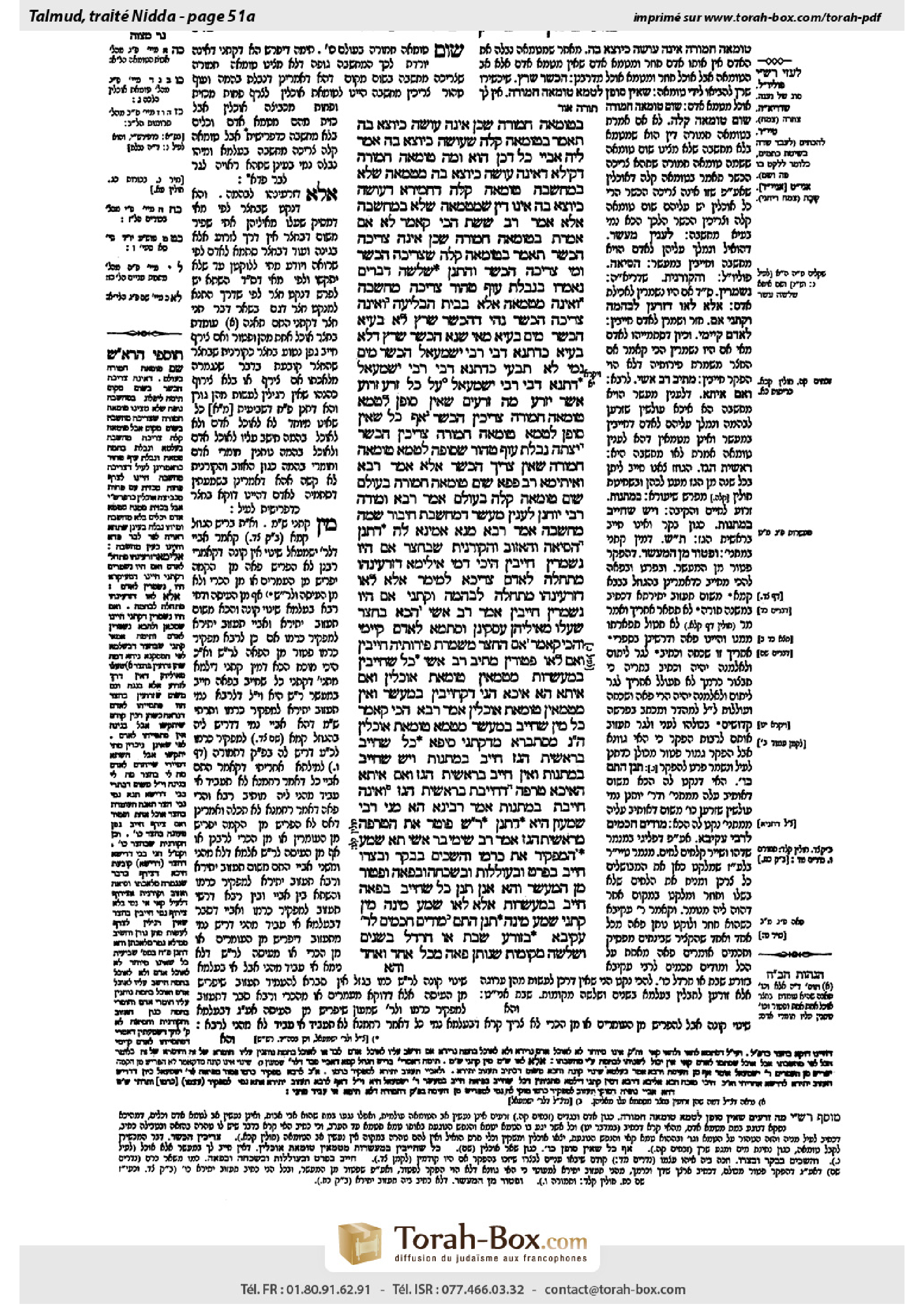 Torah-Box scan of Niddah 51a