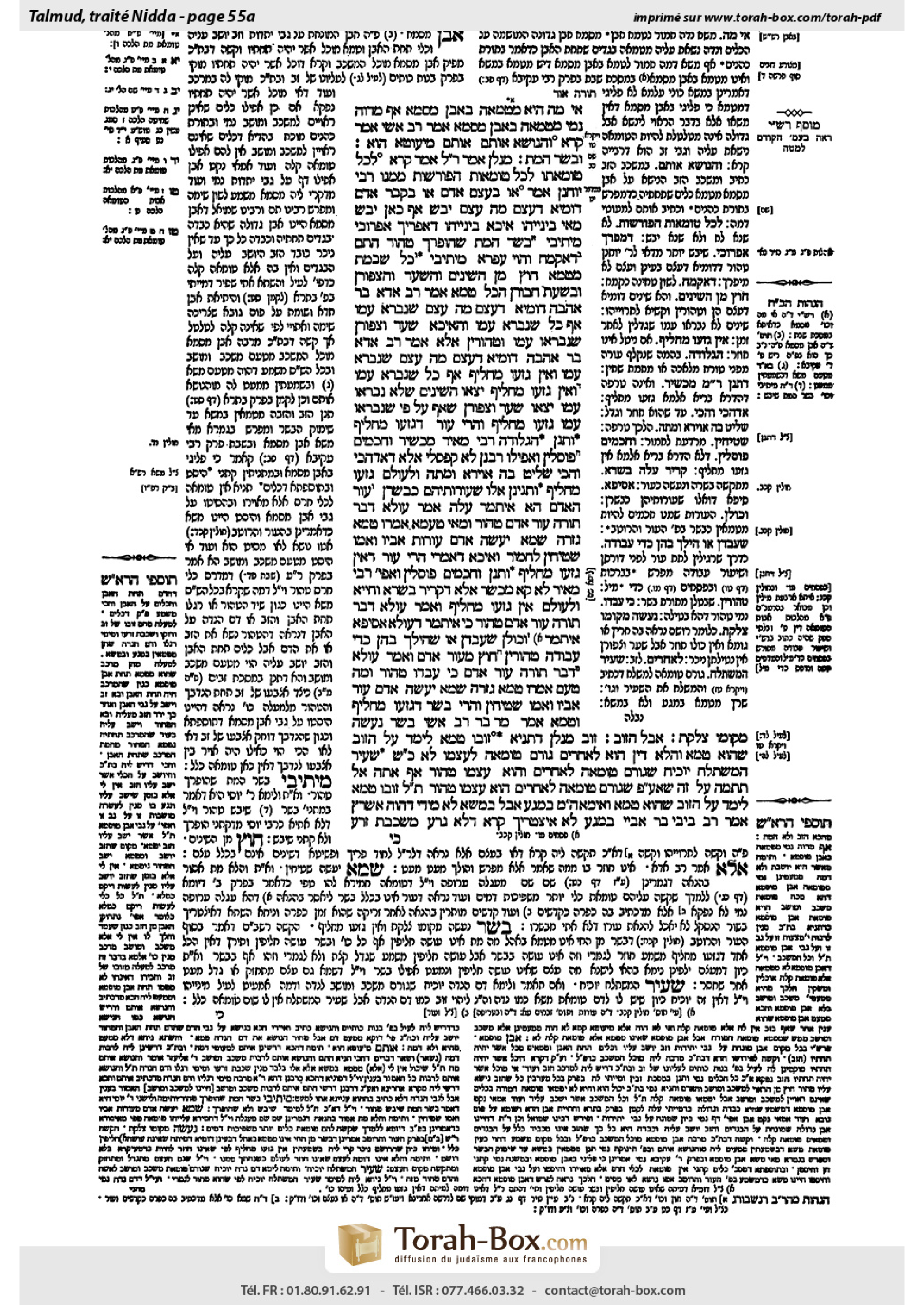 Torah-Box scan of Niddah 55a